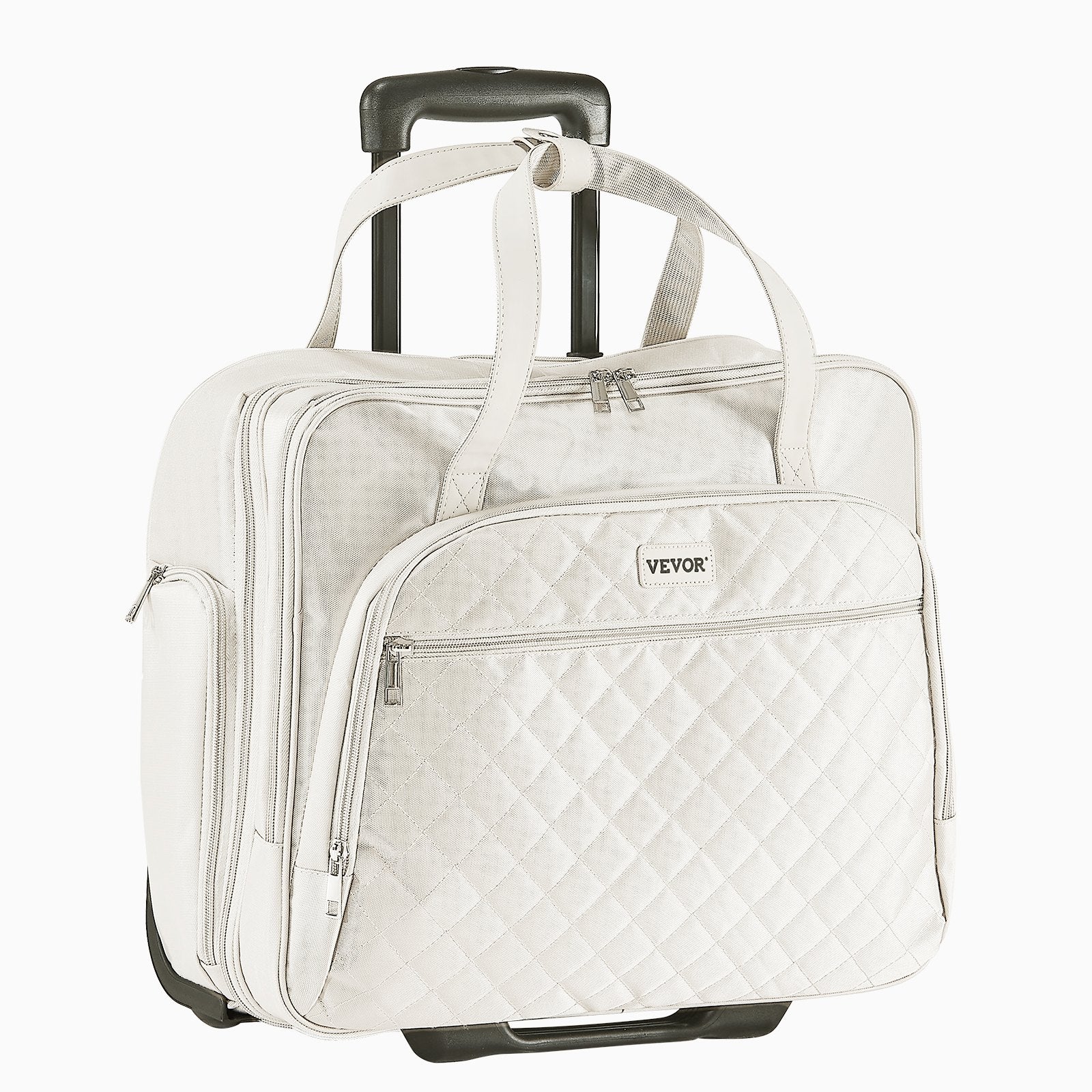 Rolling Laptop Bag Fits Up to 15.6" Wheeled Briefcase with Telescoping Handle