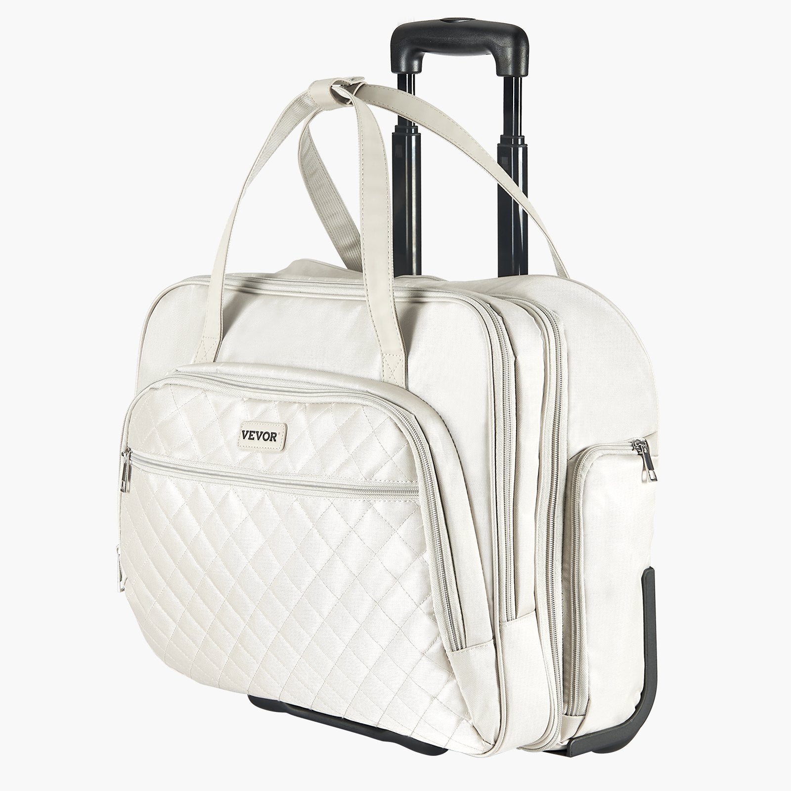 Rolling Laptop Bag Fits Up to 15.6" Wheeled Briefcase with Telescoping Handle