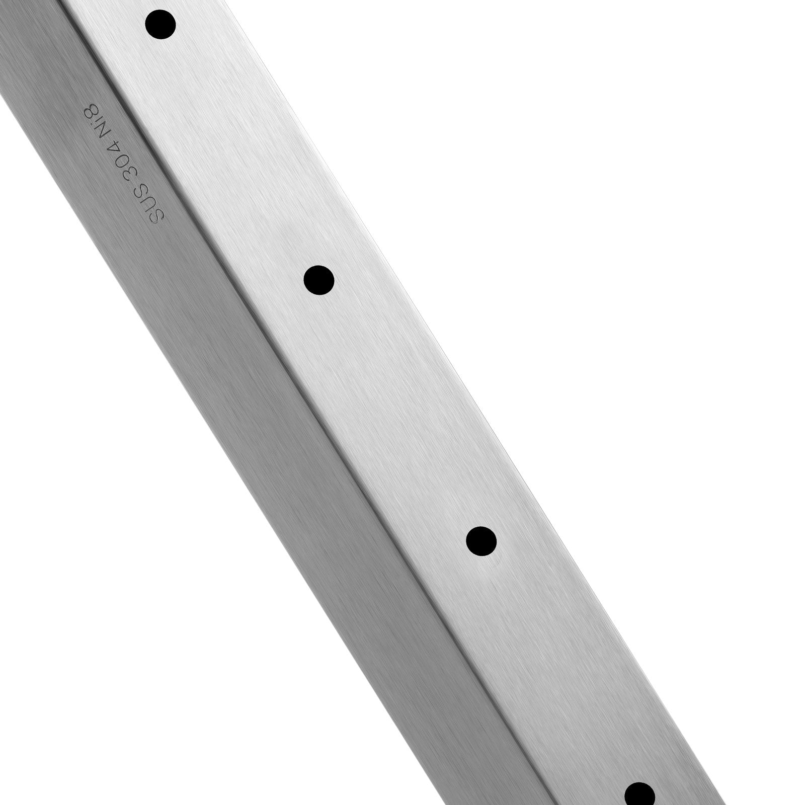 Cable Railing Post 36x1x2 SUS304 Stainless Steel Horizontal Hole Deck Bracket