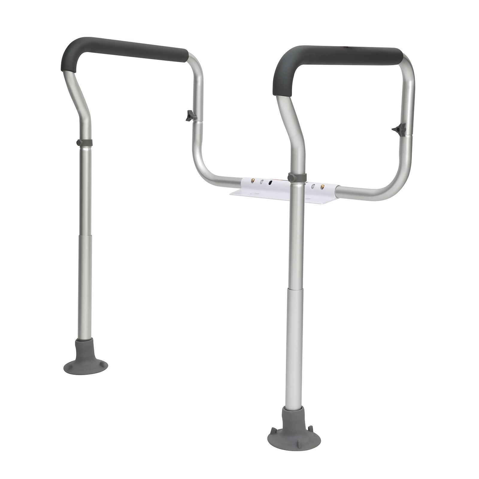 Toilet Safety Rail Bathroom Seat Frame Adjustable Handles Padded Armrests 136kg