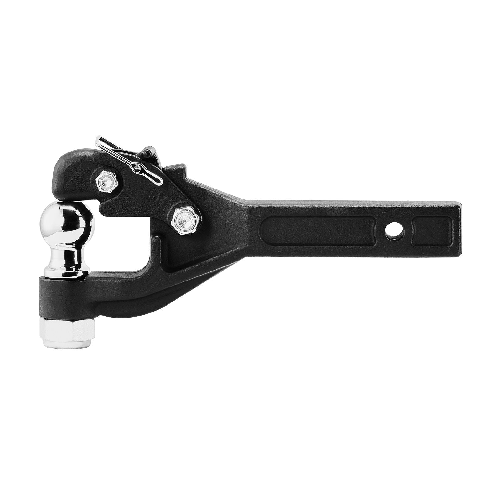 Pintle Hook 7256kg Capacity 50.4mm Hitch with Ball Fits 63.5-76.2mm Lunette