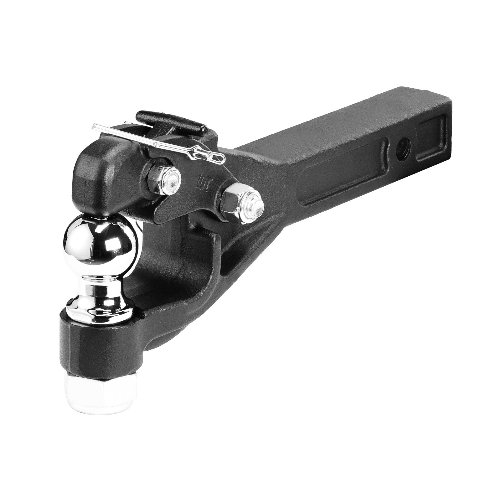 Pintle Hook 7256kg Capacity 50.4mm Hitch with Ball Fits 63.5-76.2mm Lunette