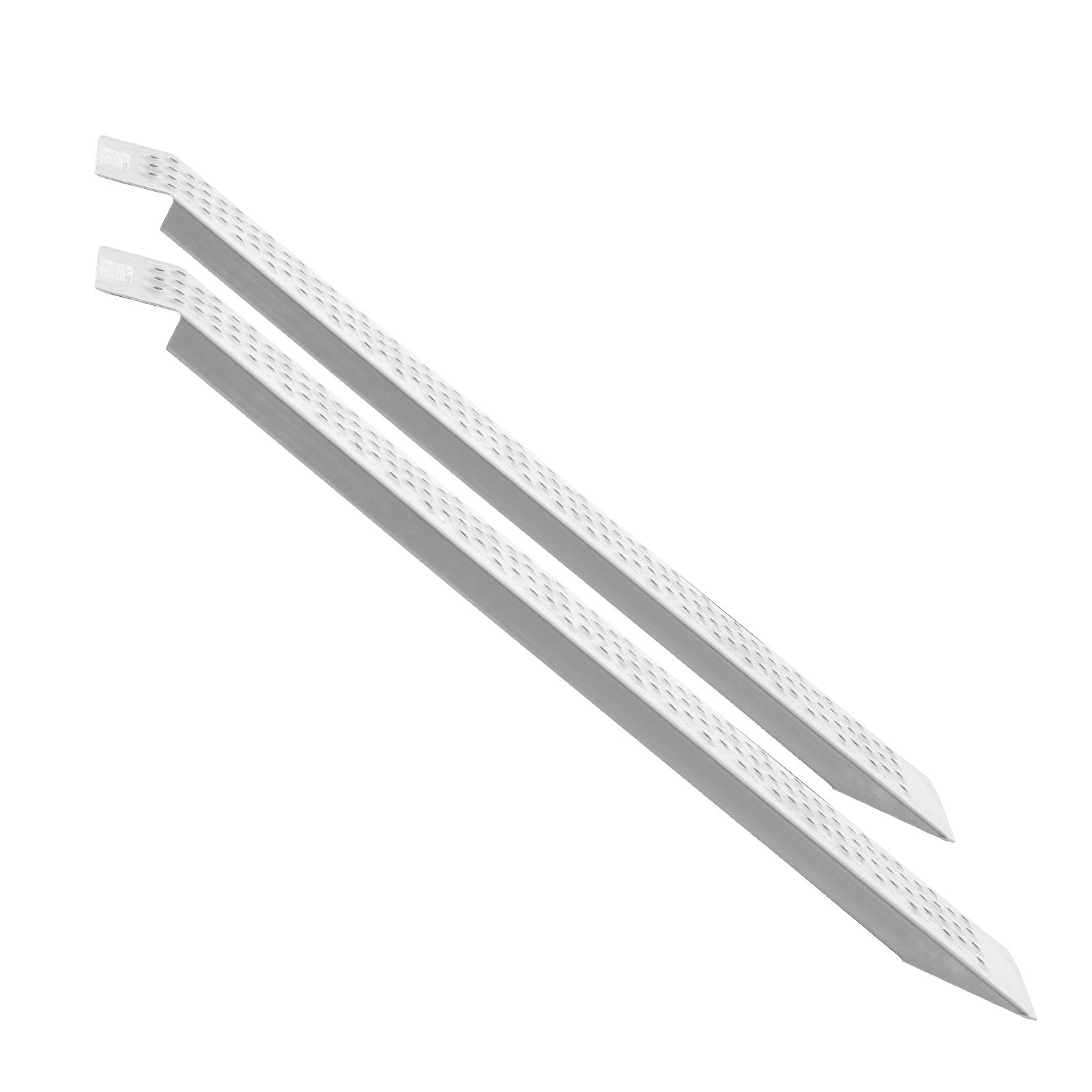 Loading Ramps Portable 2 Pcs 1200x215mm Aluminum Shed Ramp Anti-Slip Holes