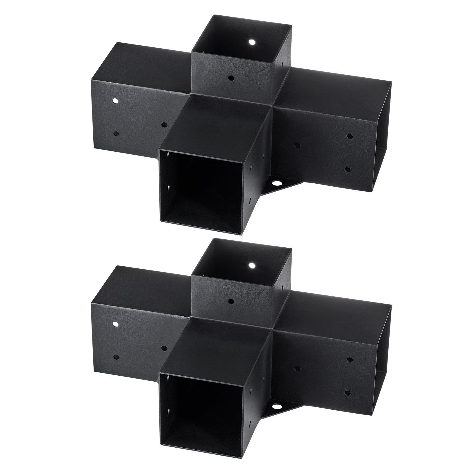 Pergola Bracket Kit 4x4 (3.6x3.6) 2pcs 4-Way Heavy Duty Corner Post Base