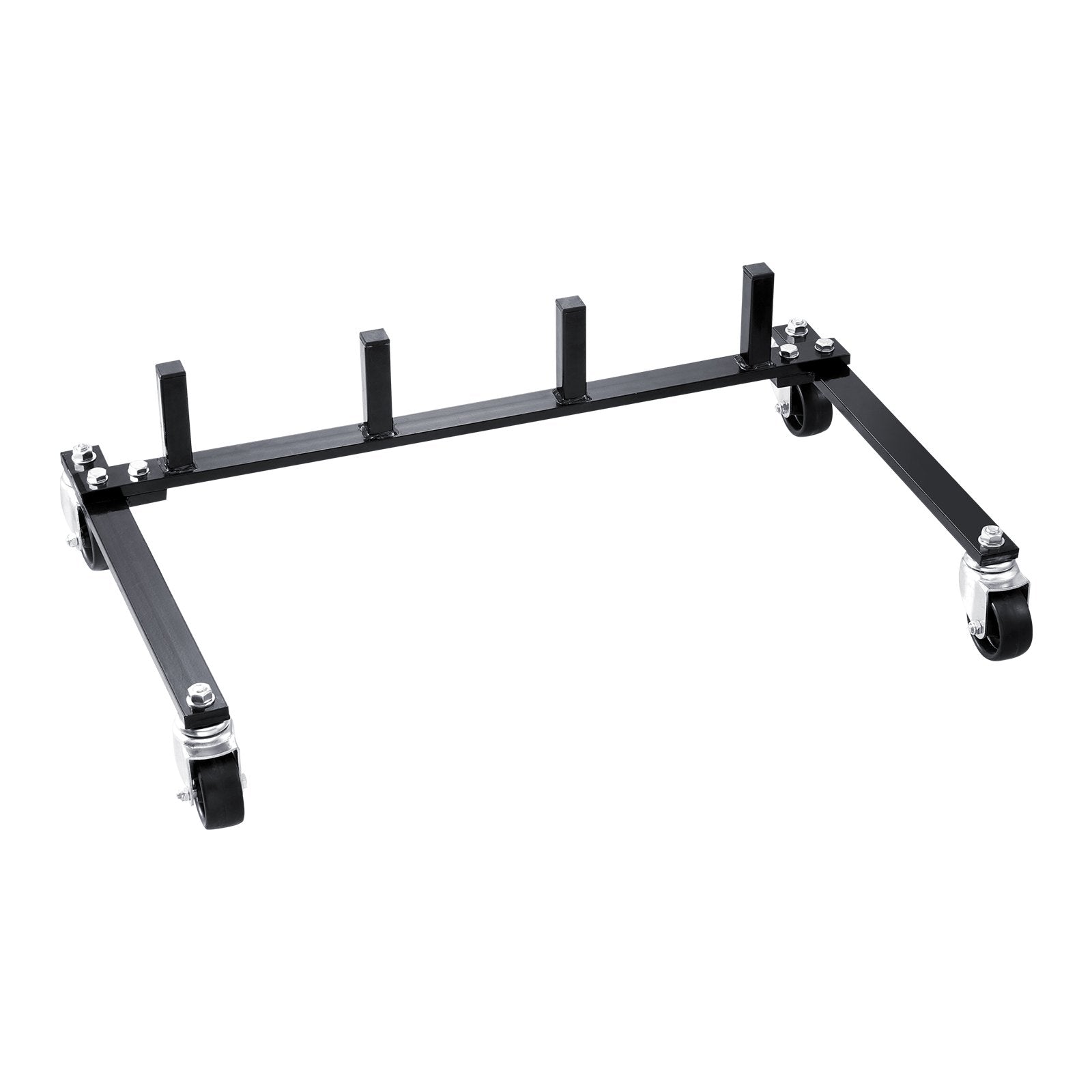 Car Dolly Rack Storage 360 Wheels Hydraulic Ratchet Jack Stand 4-Dolly Holder
