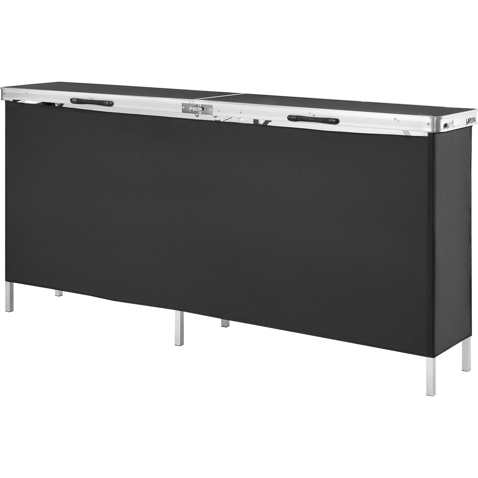Extra Long Folding Portable Bar Table - Tradeshow Podium Table for Indoor