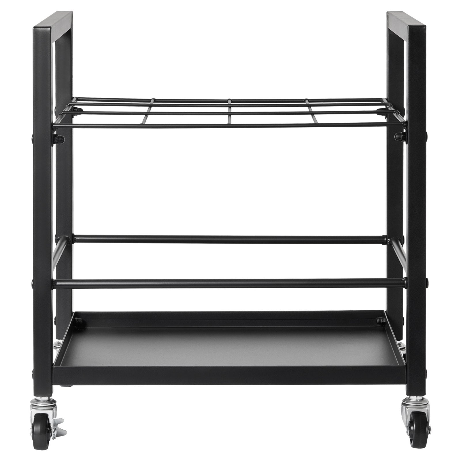 Blueprint Storage Rack 12-Slot Mobile Metal Holder with Wheels for Maps Posters