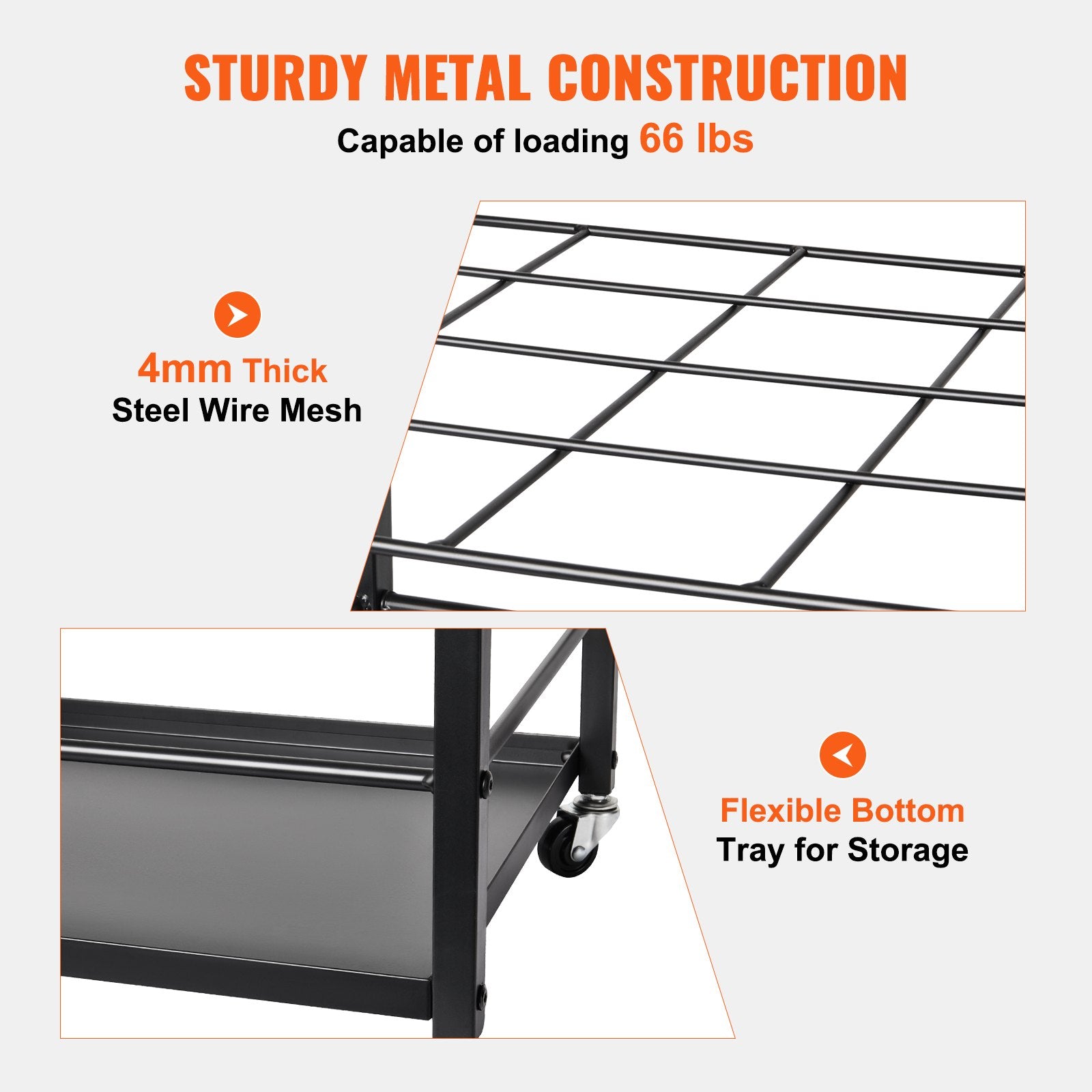 Blueprint Storage Rack 20-Slot Mobile Metal Holder with Wheels for Maps Posters