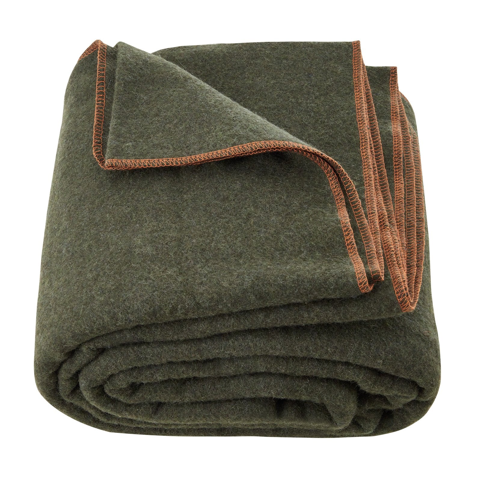 Wool Camping Blanket 1.62x2.23m, Large Warm Waterproof Windproof Flame Retardant