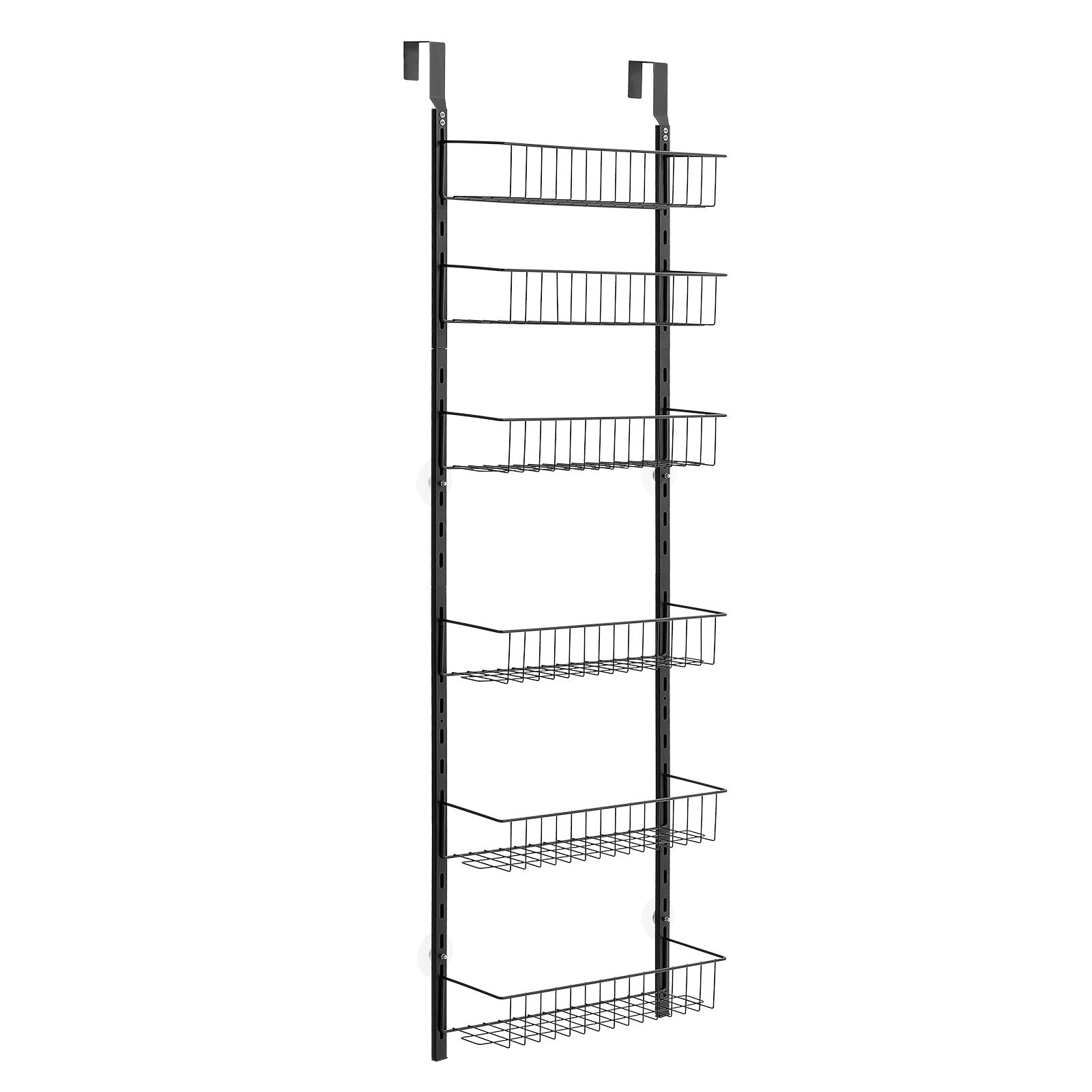 Over Door Pantry Organizer 6-Tier Heavy Duty Steel Hanging Spice Rack Kitchen