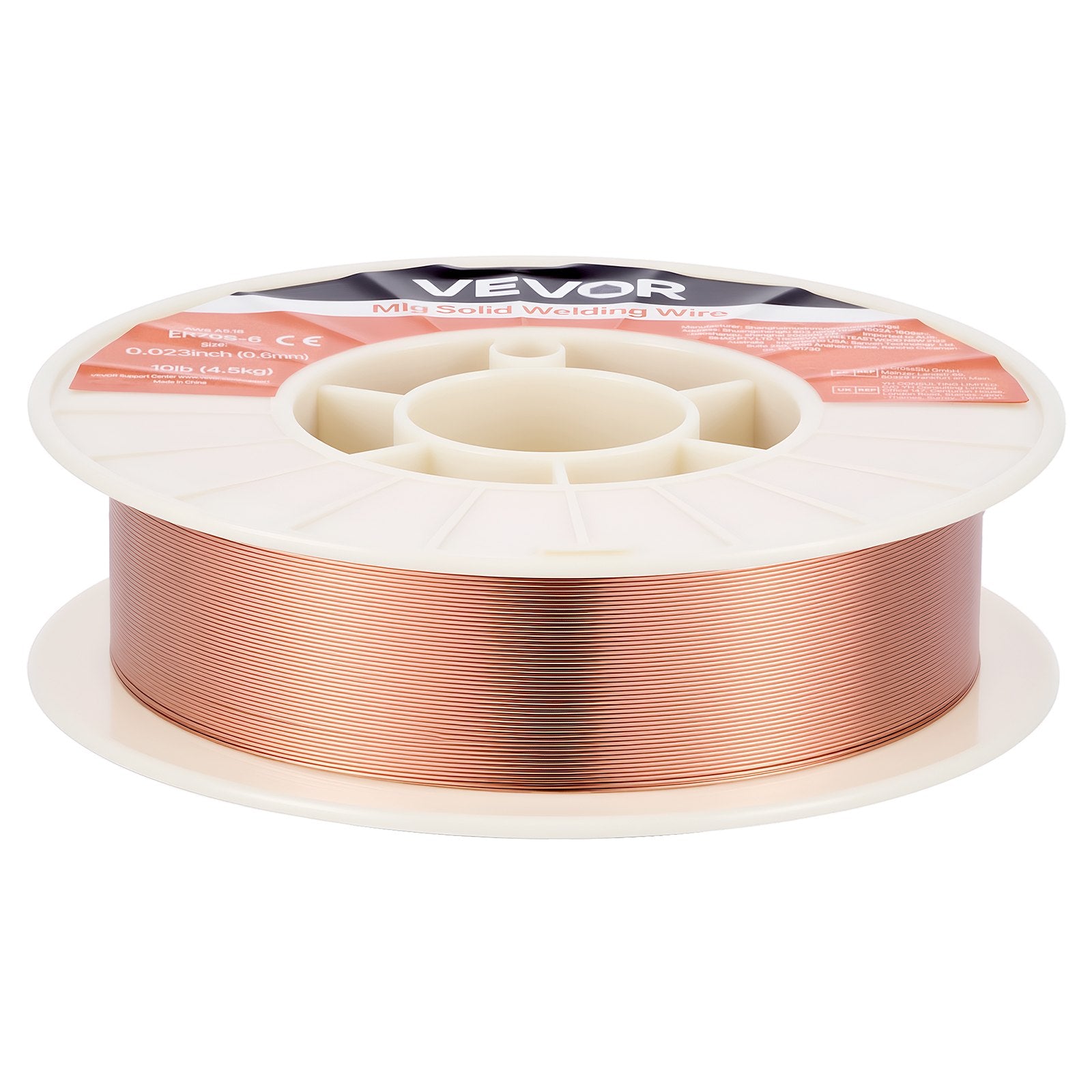 ER70S-6 Solid MIG Welding Wire 0.6mm 4.5kg Mild Steel Low Spatter