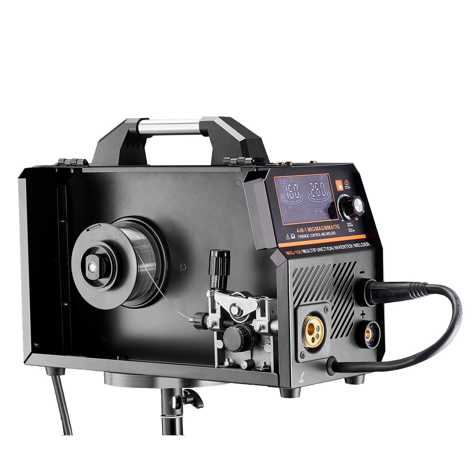 160A 4-in-1 MIG Welder Multi-Process Synergic IGBT Inverter with LCD Display