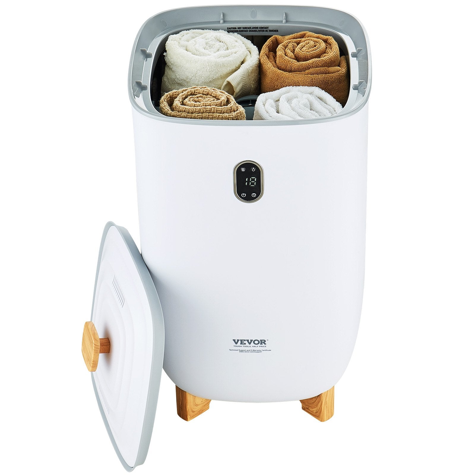 Towel Warmers for Bathroom 35L Bucket Auto Shut Off Fits Up to 6 Oversized Towel