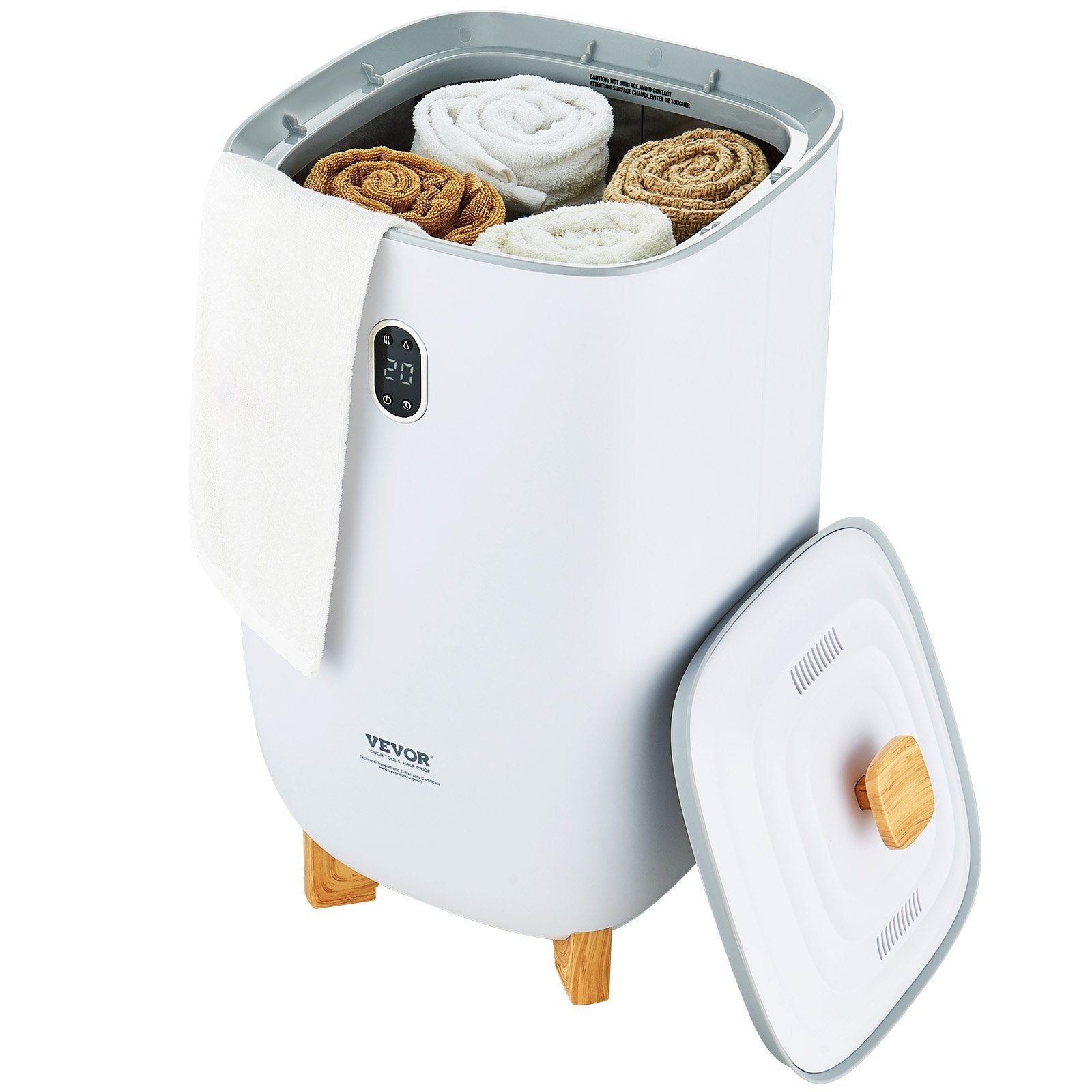 Towel Warmers for Bathroom 35L Bucket Auto Shut Off Fits Up to 6 Oversized Towel