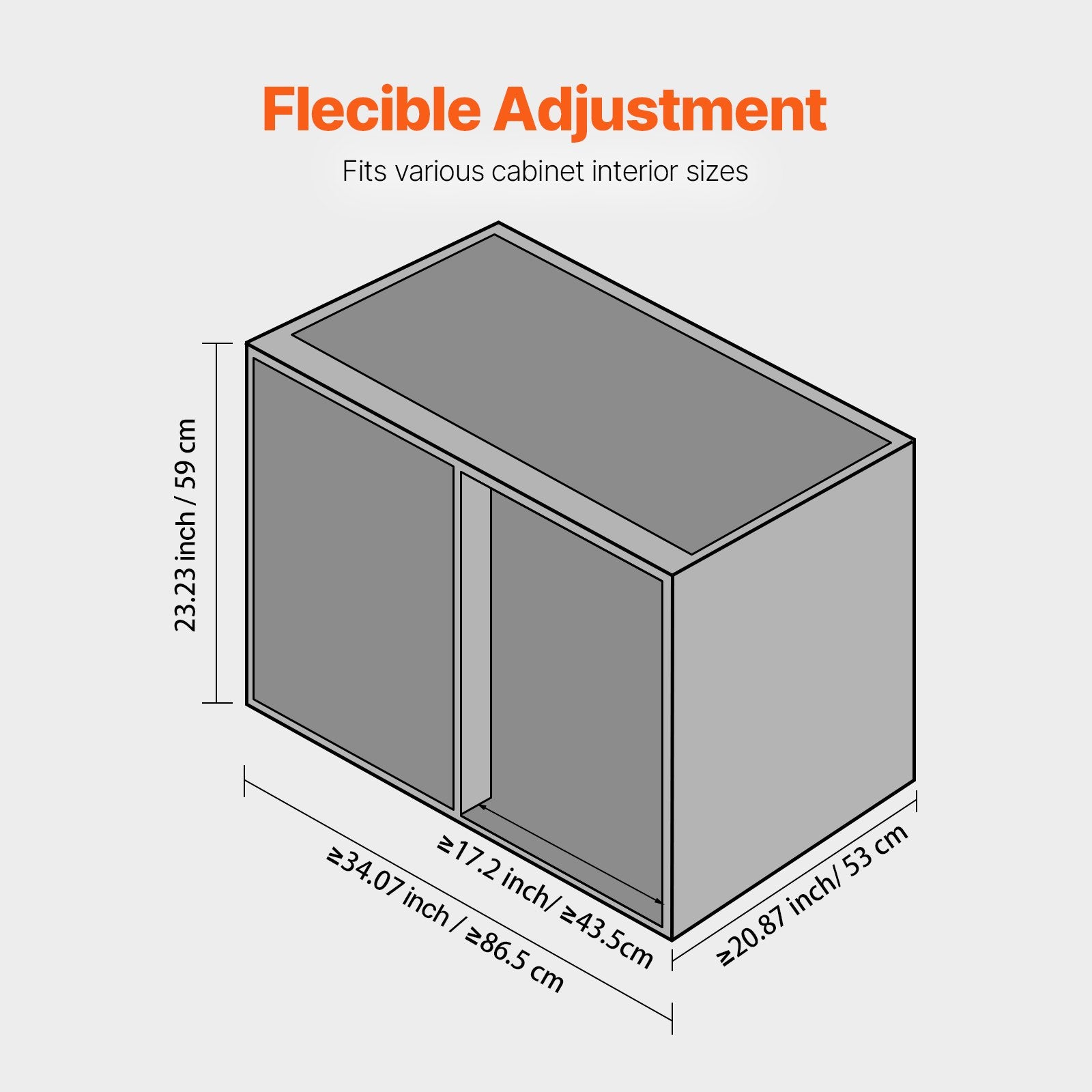 Swing Right Blind Corner Cabinet Organizer, 2 Tier Height Adjustable Soft Close