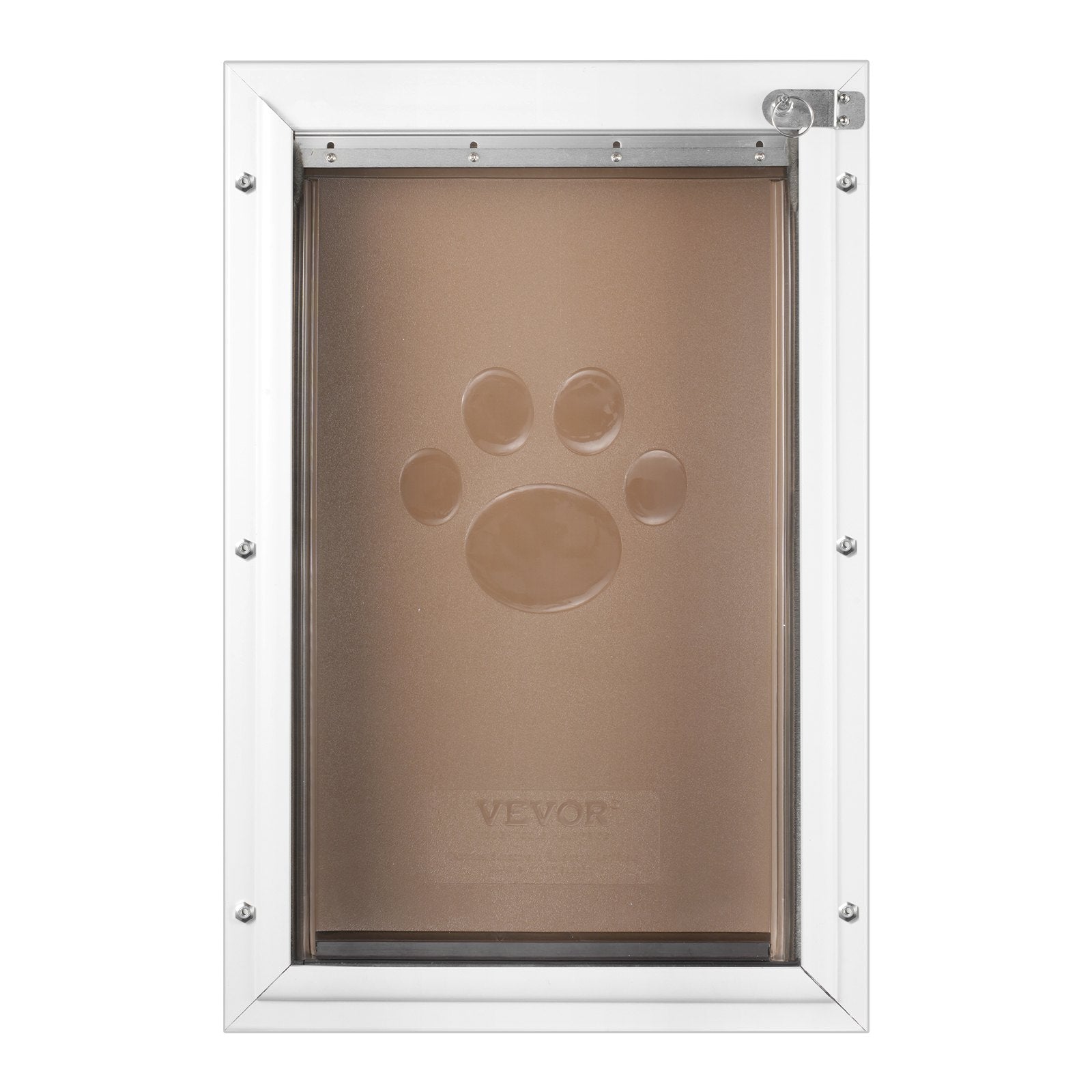 Pet Door, 33.7 x 50.9 cm Aluminum Frame with Lock and Weatherproof Flap System