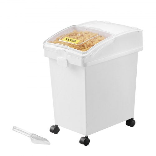 VEVOR 20L Ingredient Bin 3 Piece Storage Container with Sliding Lid and Scoop