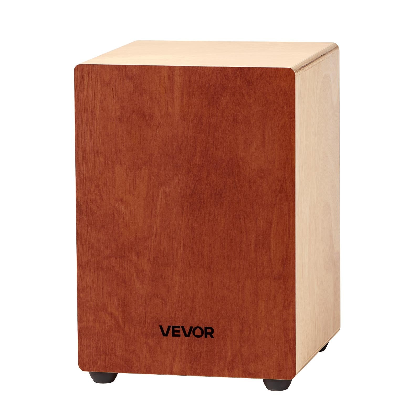 Cajon Box Drum Lightweight Birch Wood Percussion Internal Strings Silicone Feet