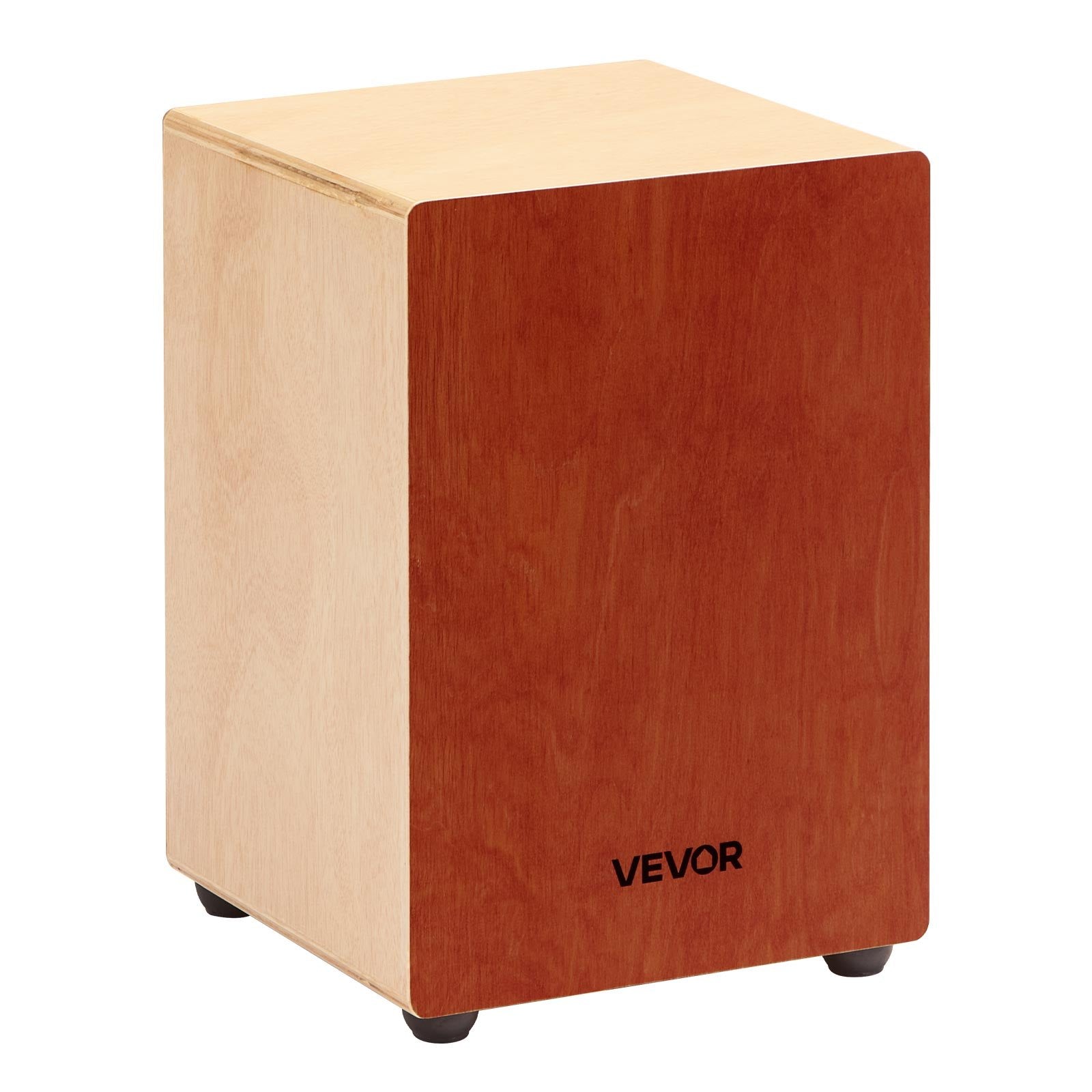 Cajon Box Drum Lightweight Birch Wood Percussion Internal Strings Silicone Feet