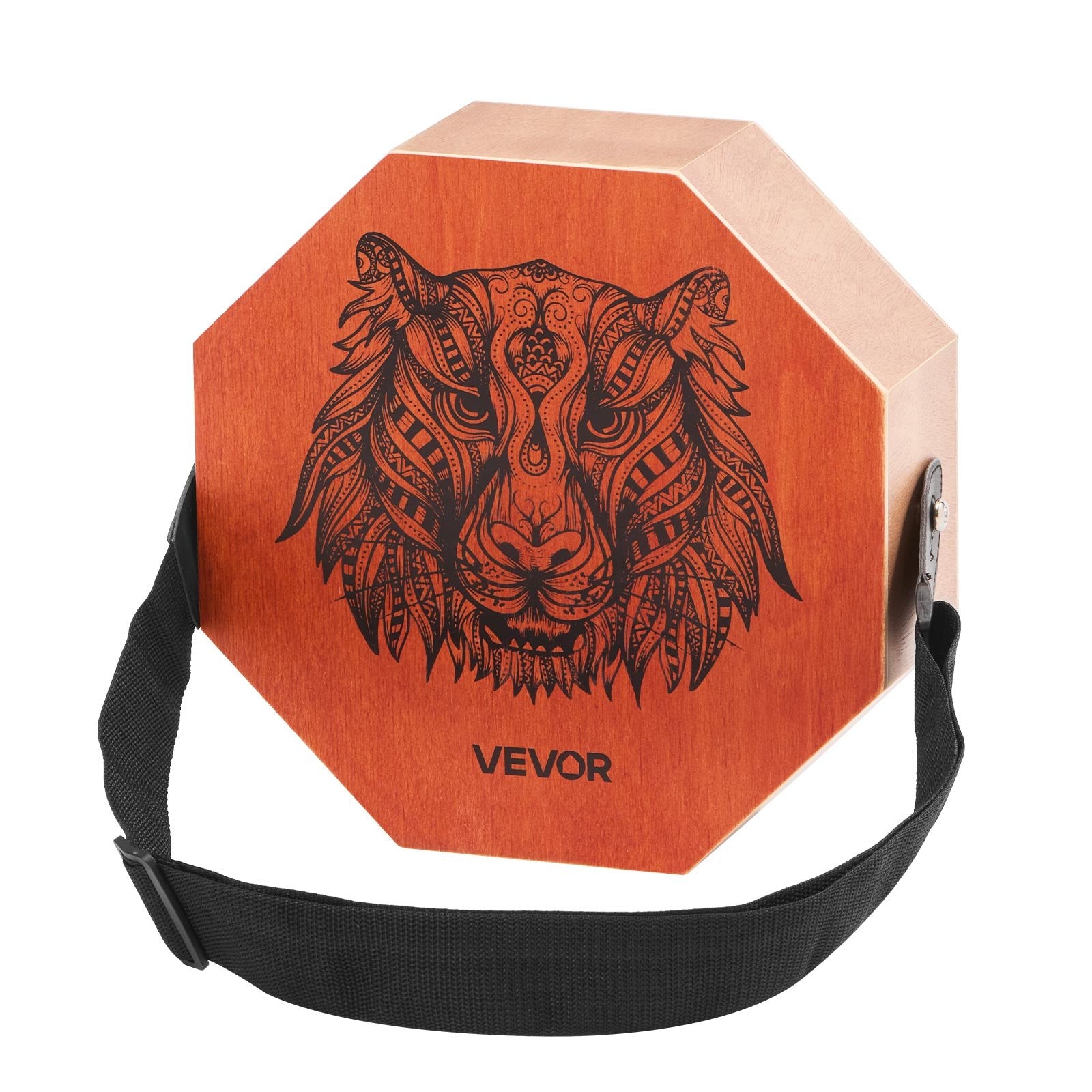 Cajon Box Drum Portable Birch Wood Percussion Internal Strings Adjustable Strap