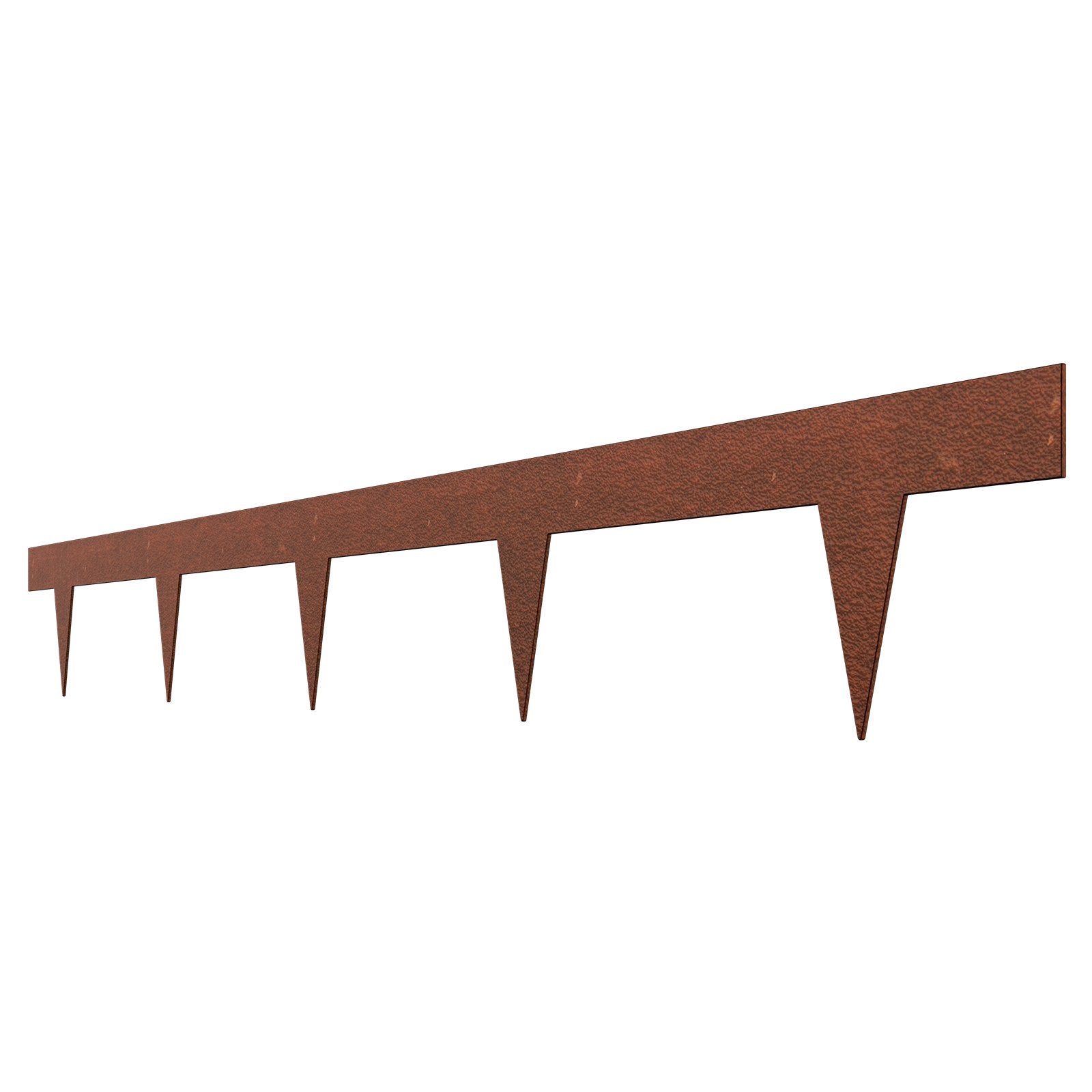 Steel Landscape Edging 10-Pack 40x4.5" Weather-Resistant Bendable Garden Border
