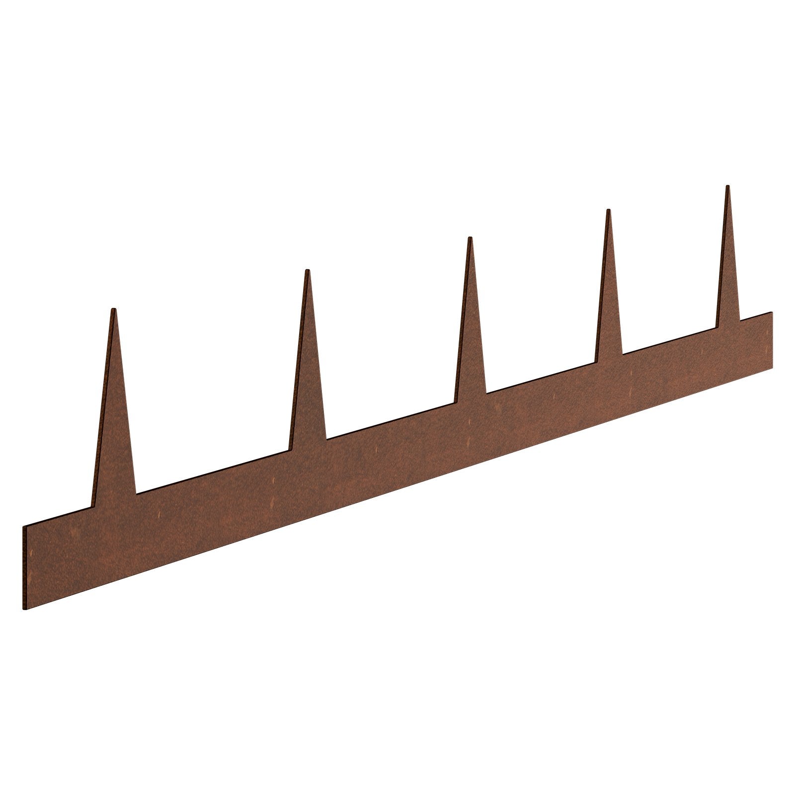 Steel Landscape Edging 10-Pack 40x4.5" Weather-Resistant Bendable Garden Border