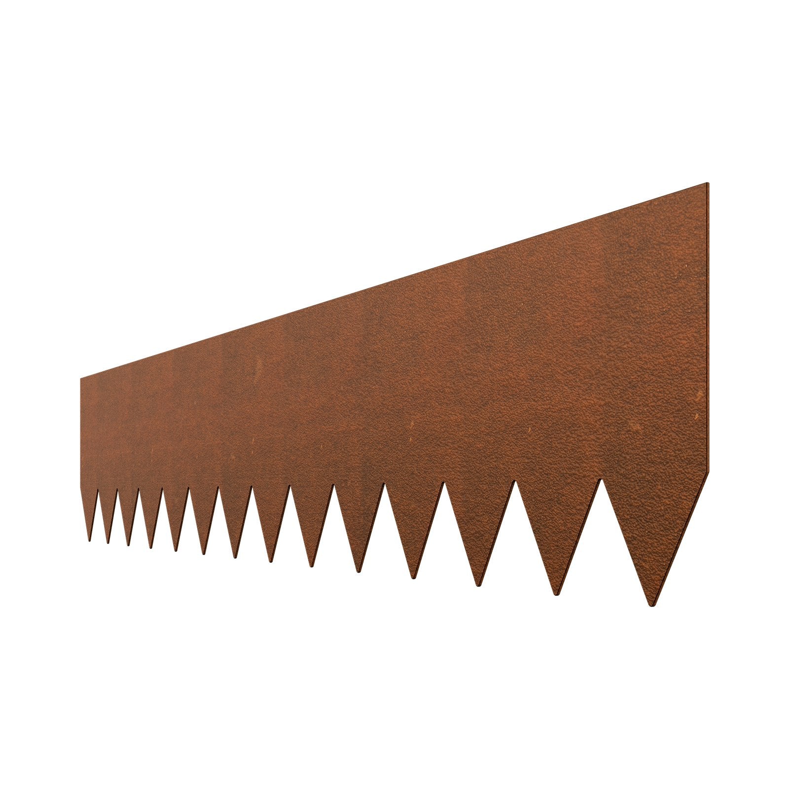 Steel Landscape Edging 6 Pack, 40x8in, Weather-Resistant, Bendable Garden Border