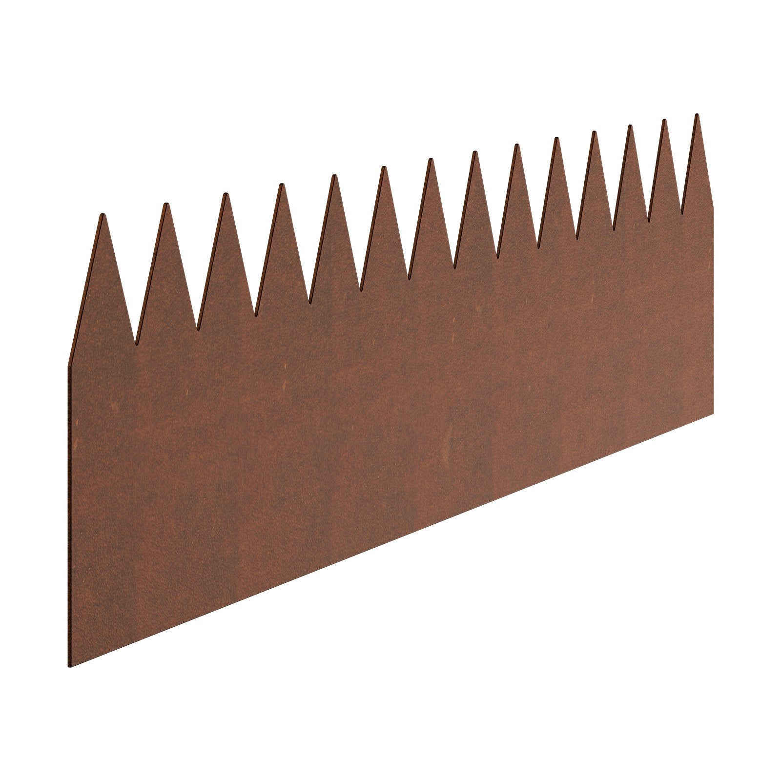 Steel Landscape Edging 6 Pack, 40x8in, Weather-Resistant, Bendable Garden Border