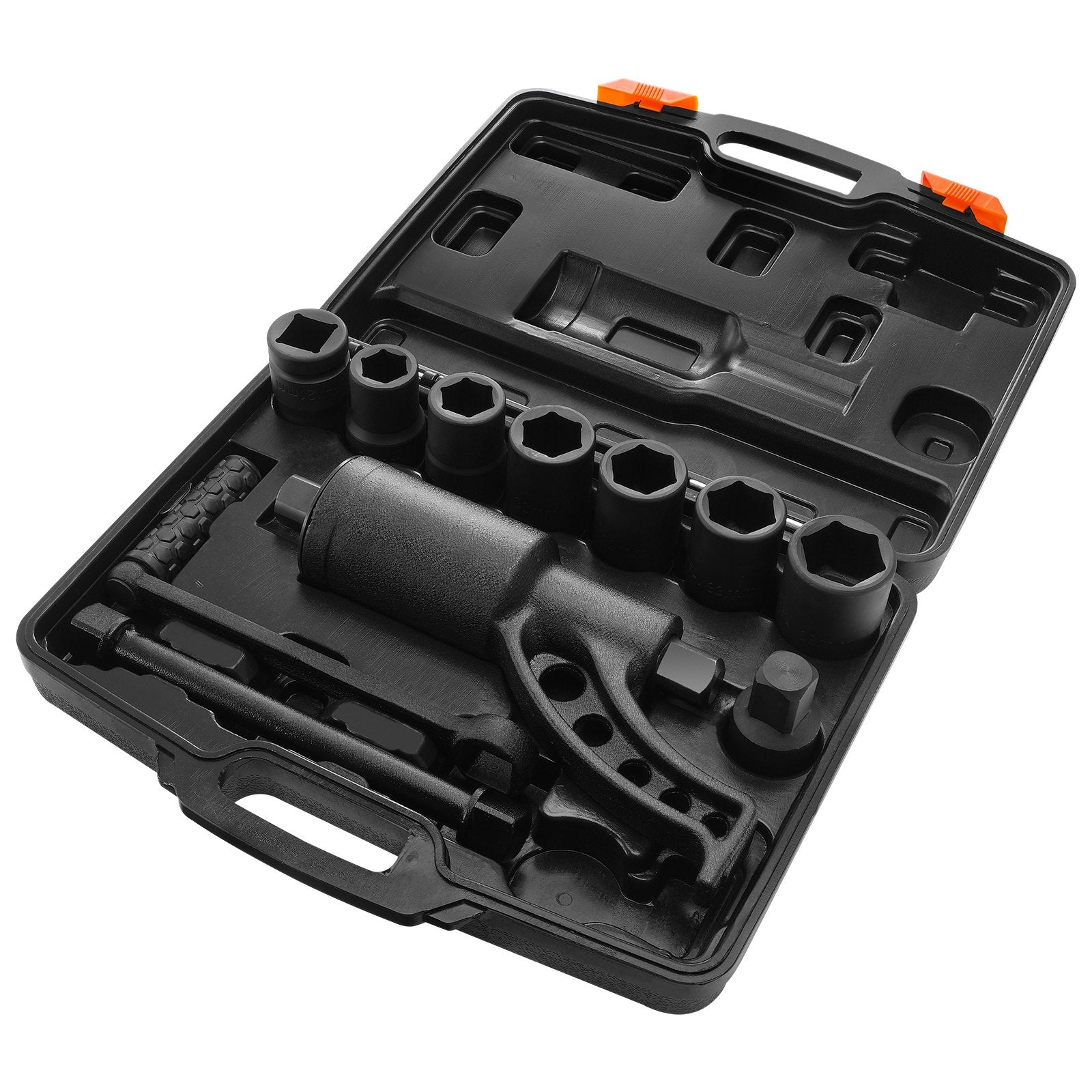 Heavy Duty Torque Multiplier Wrench Set 1" Drive, 1:64 6800N·m, 8 Sockets, Case