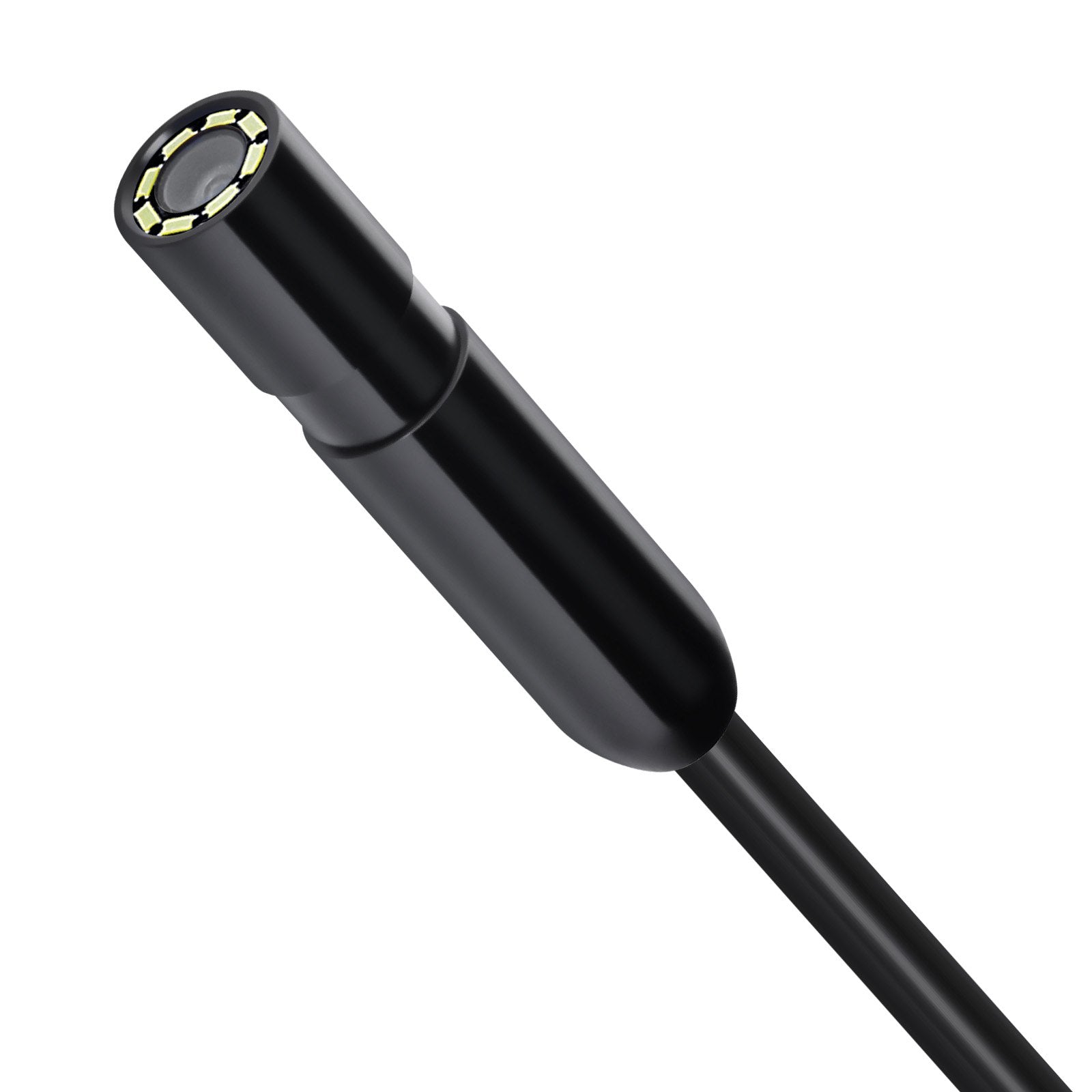 1920P Endoscope Camera w/ Light, Android & iOS, 8 LED, 5m Cable, IP67