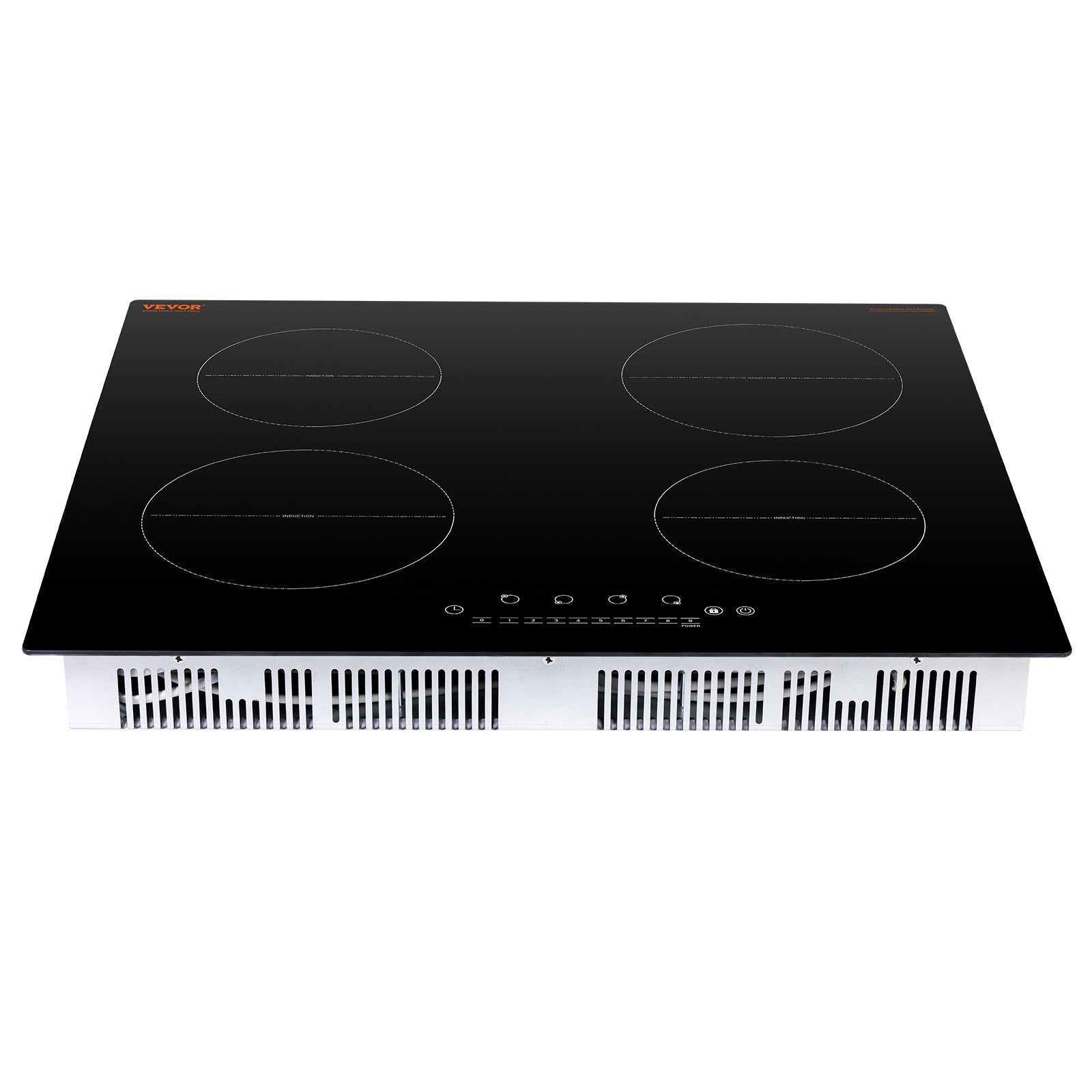 Induction Cooktop, 6000W Electric Countertop 4-Burner Touch Control Stove