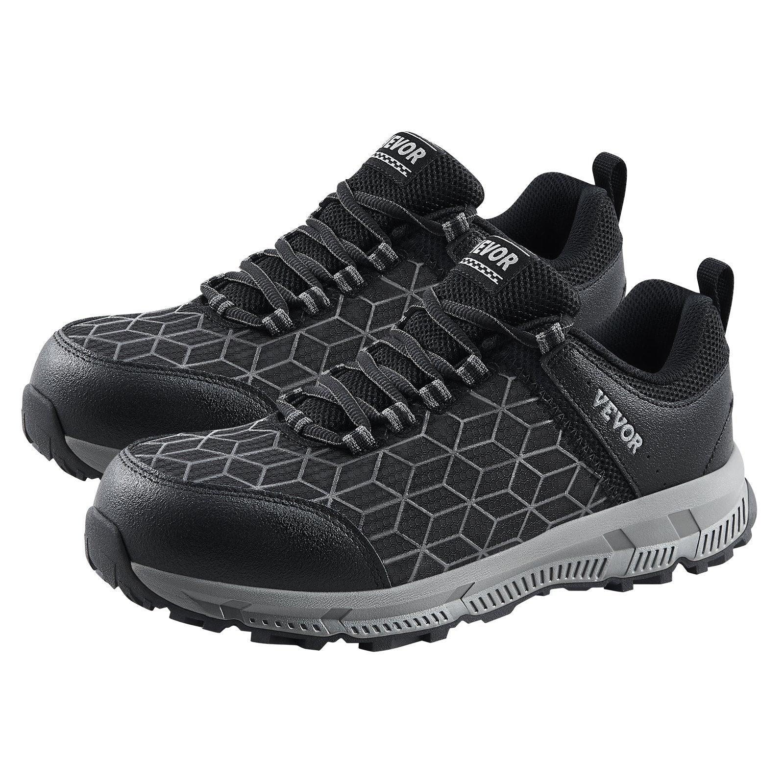 Steel Toe Shoes for Men US 11 Cushion Sport Safety Athletic Work Sneakers Black