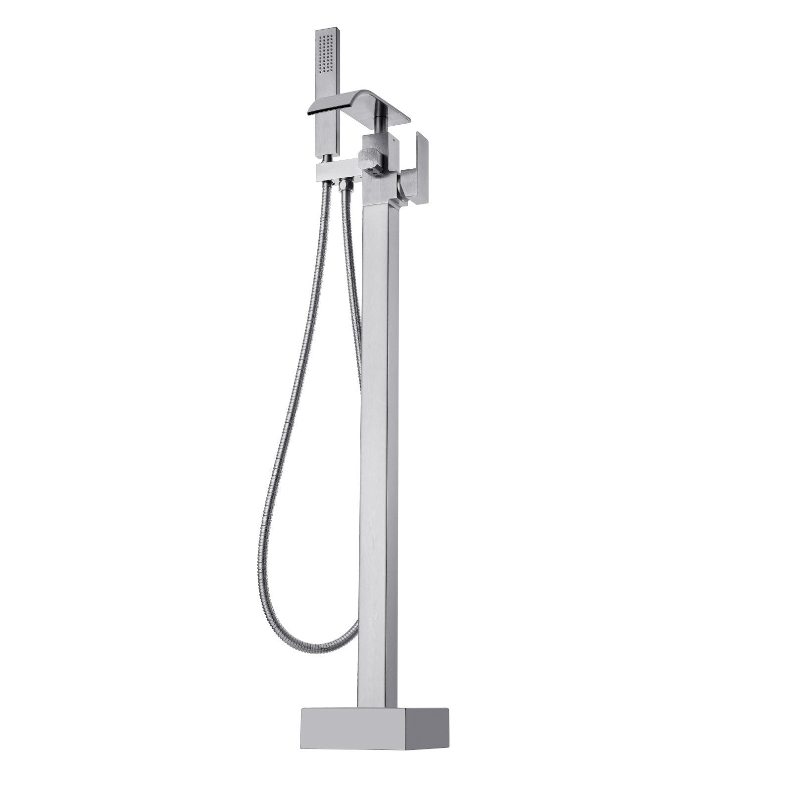 Freestanding Bathtub Faucet Floor Mount 360° Swivel Dual Mode