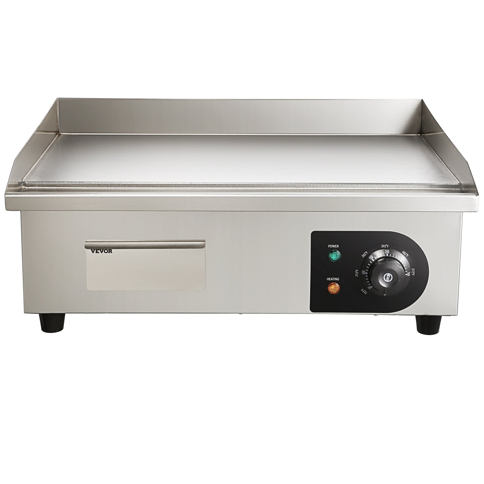 Commercial Electric Griddle 54cm 3000W Stainless Steel Teppanyaki Non-Stick