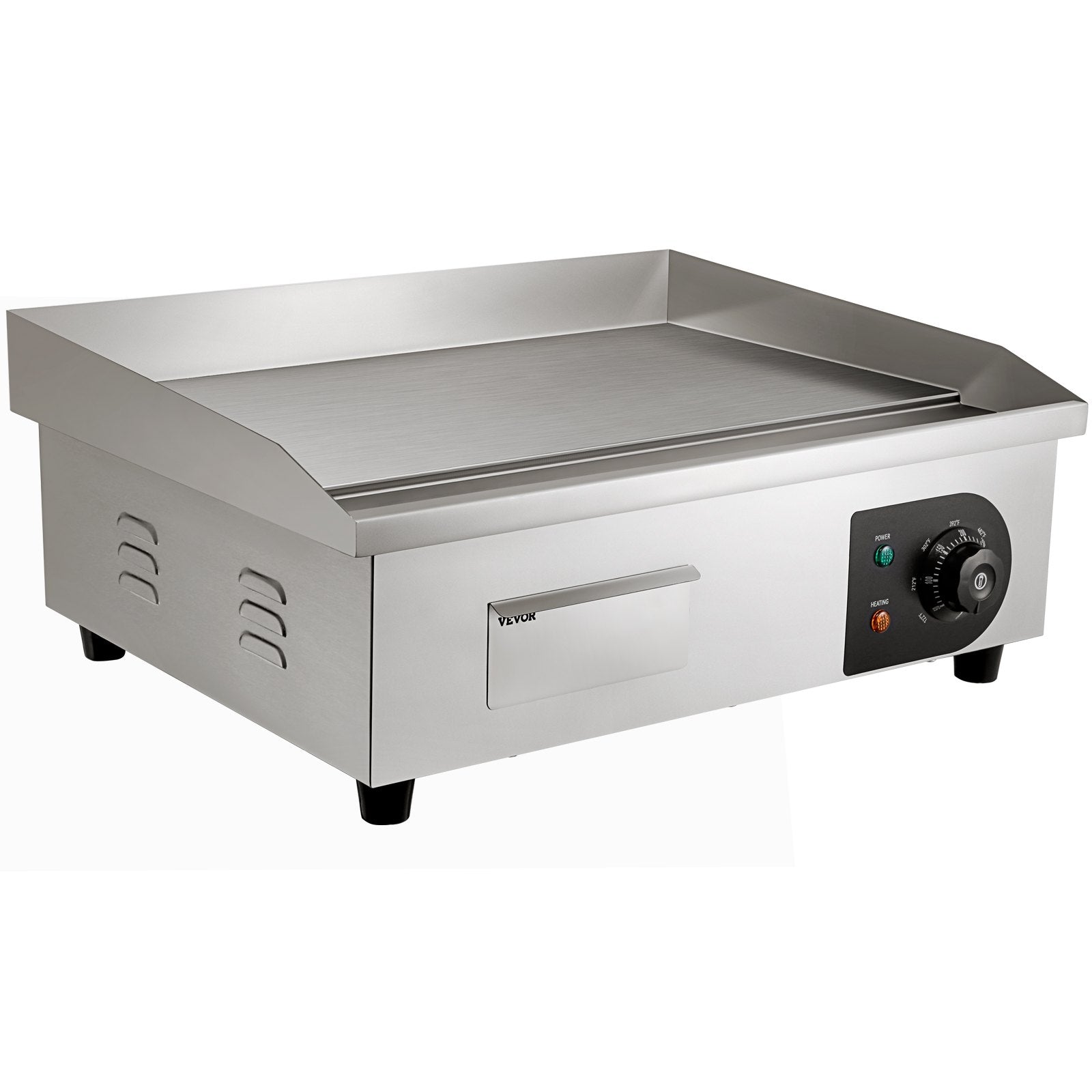 Commercial Electric Griddle 54cm 3000W Stainless Steel Teppanyaki Non-Stick