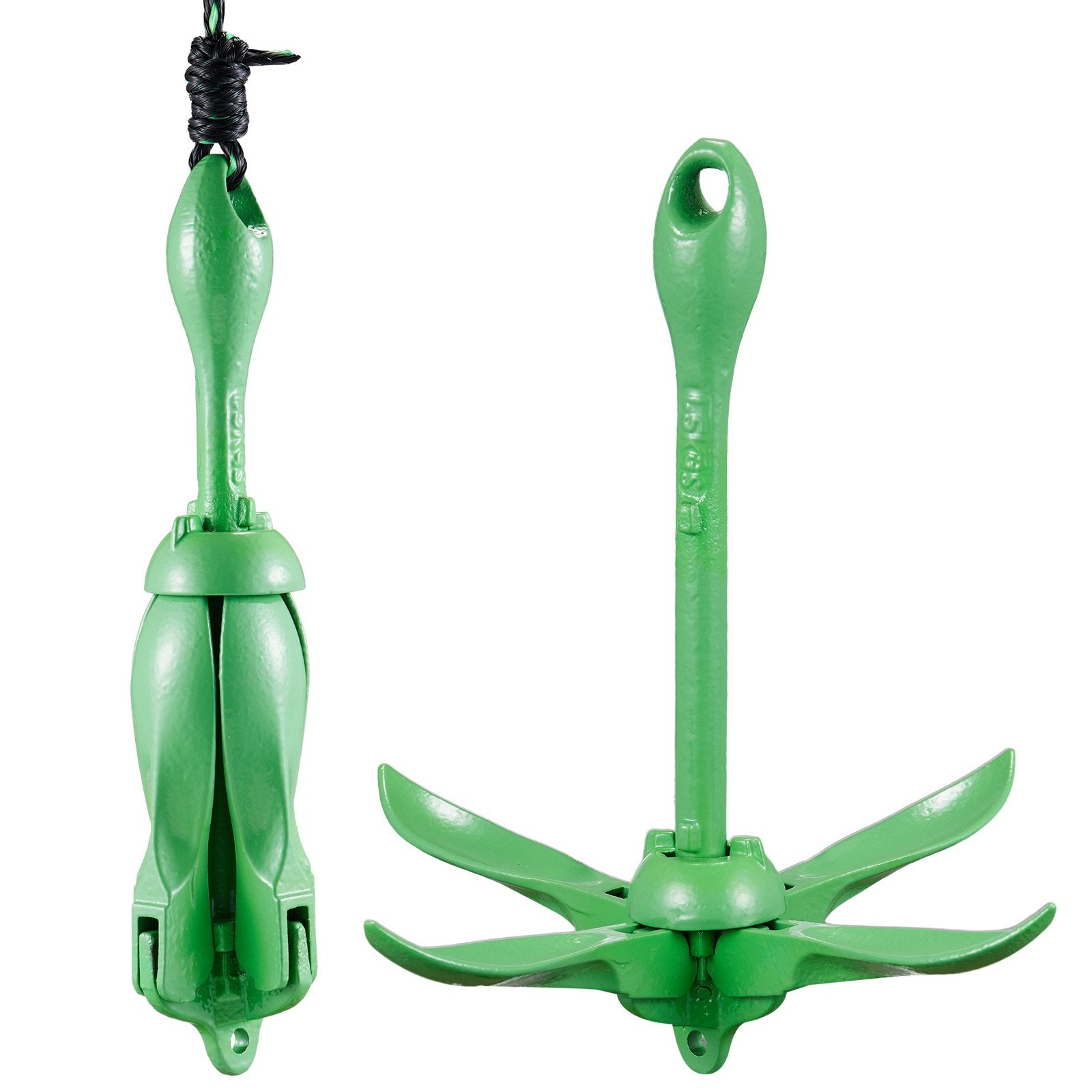 Kayak Anchor Kit 3.5lb with 8m Rope, Buoy, Folding Boat Anchor and Storage Bag