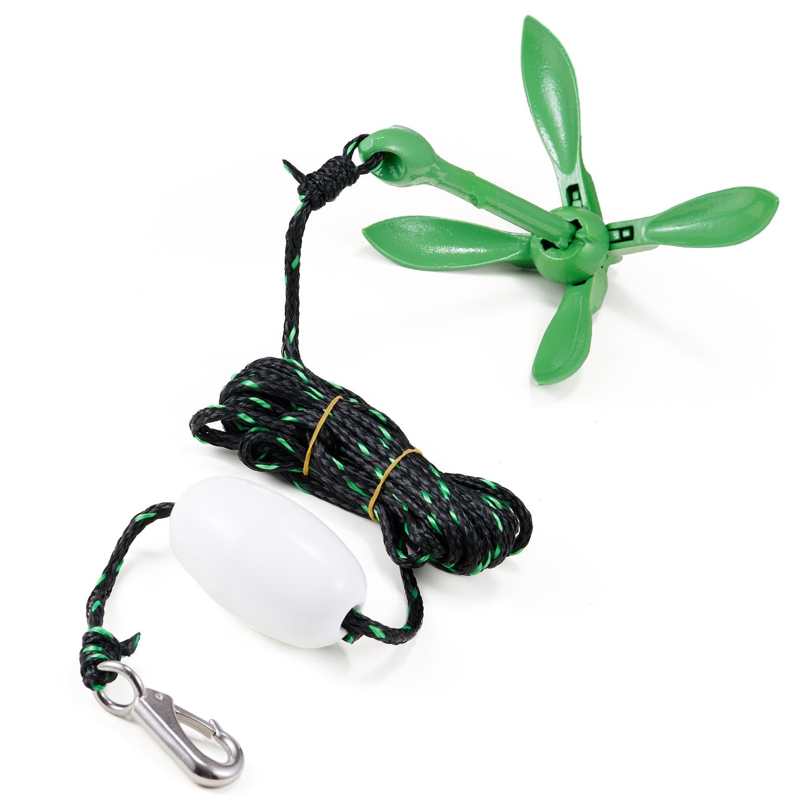 Kayak Anchor Kit 3.5lb with 8m Rope, Buoy, Folding Boat Anchor and Storage Bag