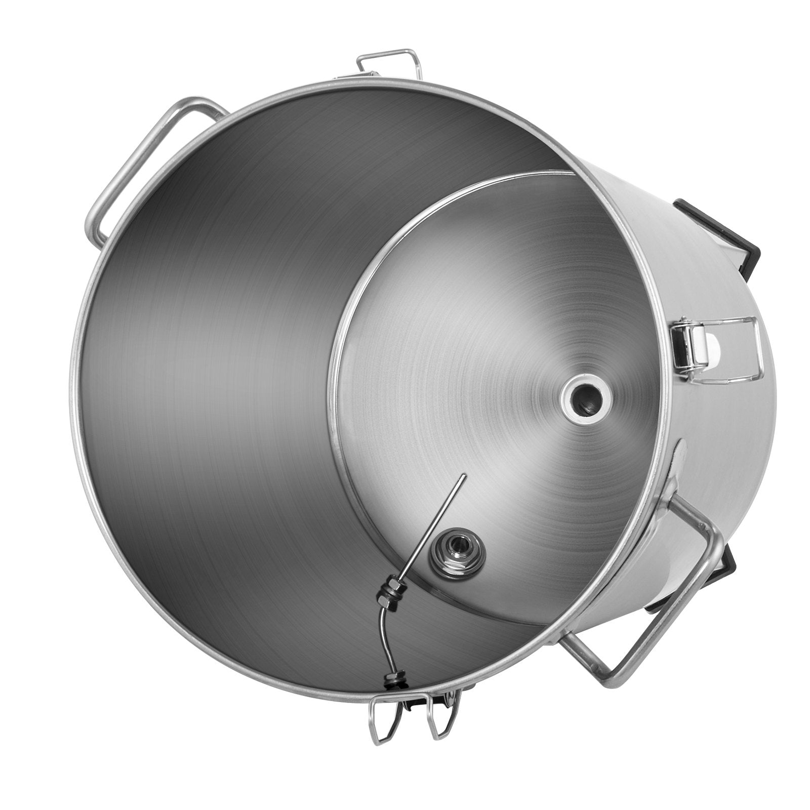 16 Gallon 304 Stainless Steel Beer Brew Fermentor Kettle with Lid Valve Spigot
