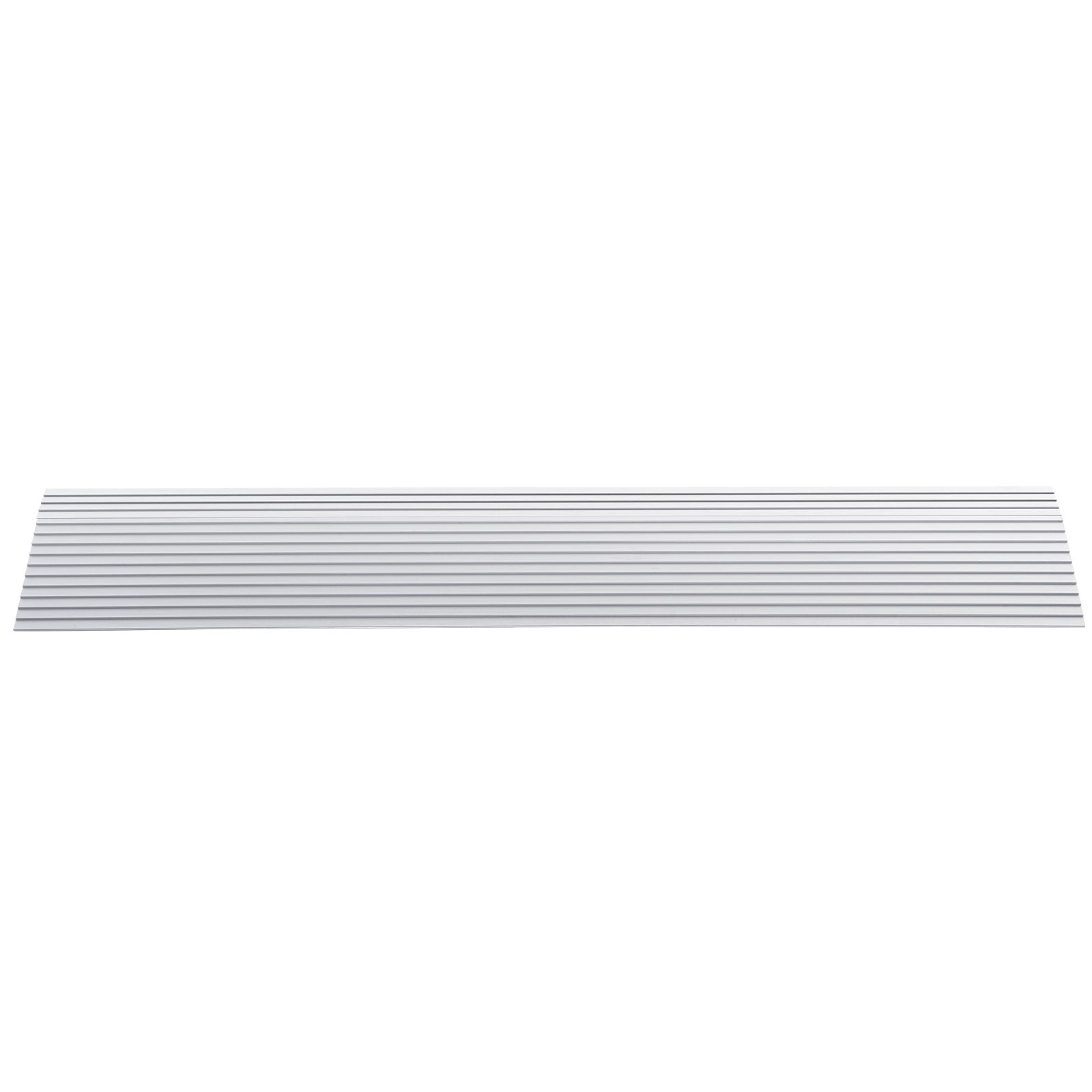 1" Rise Aluminum Door Threshold Ramp 800lb Capacity for Wheelchairs