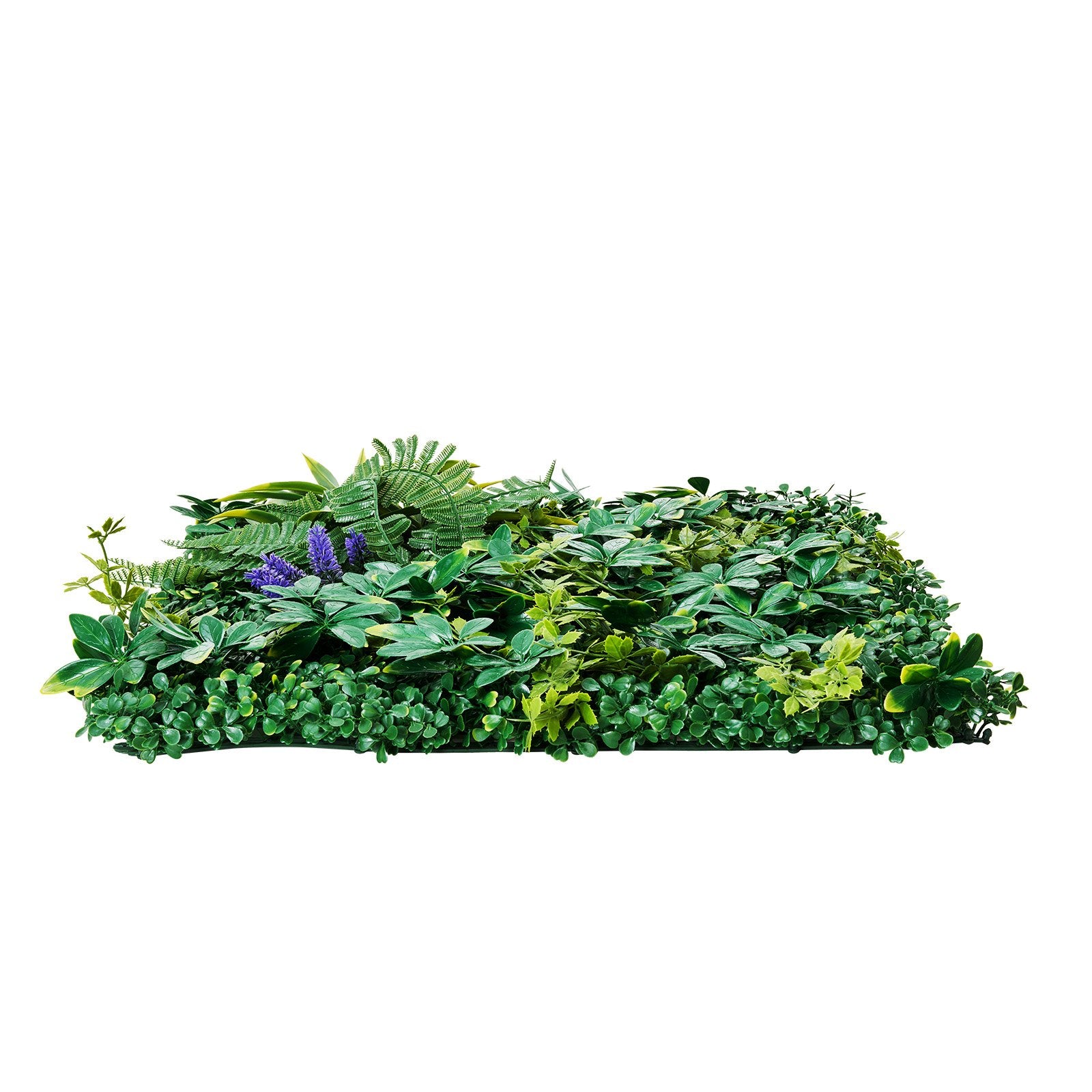 Artificial Grass Wall Panels 12-Pack 20x20" 3D Boxwood Hedge Indoor Outdoor