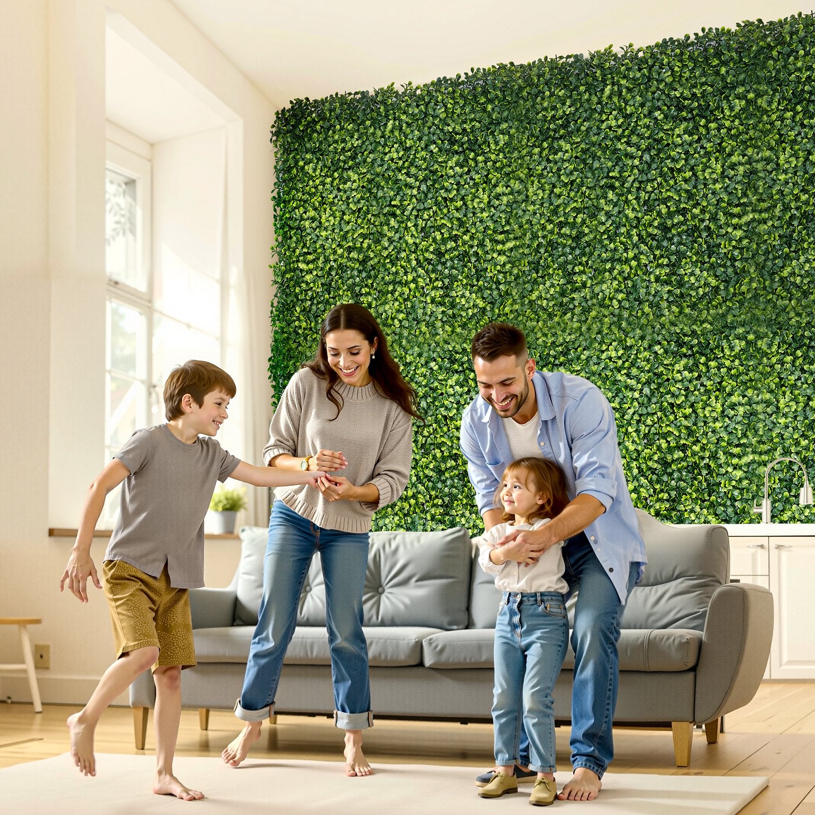 Artificial Grass Wall Panels 60x120" Milan Boxwood Hedge Panel Indoor Outdoor