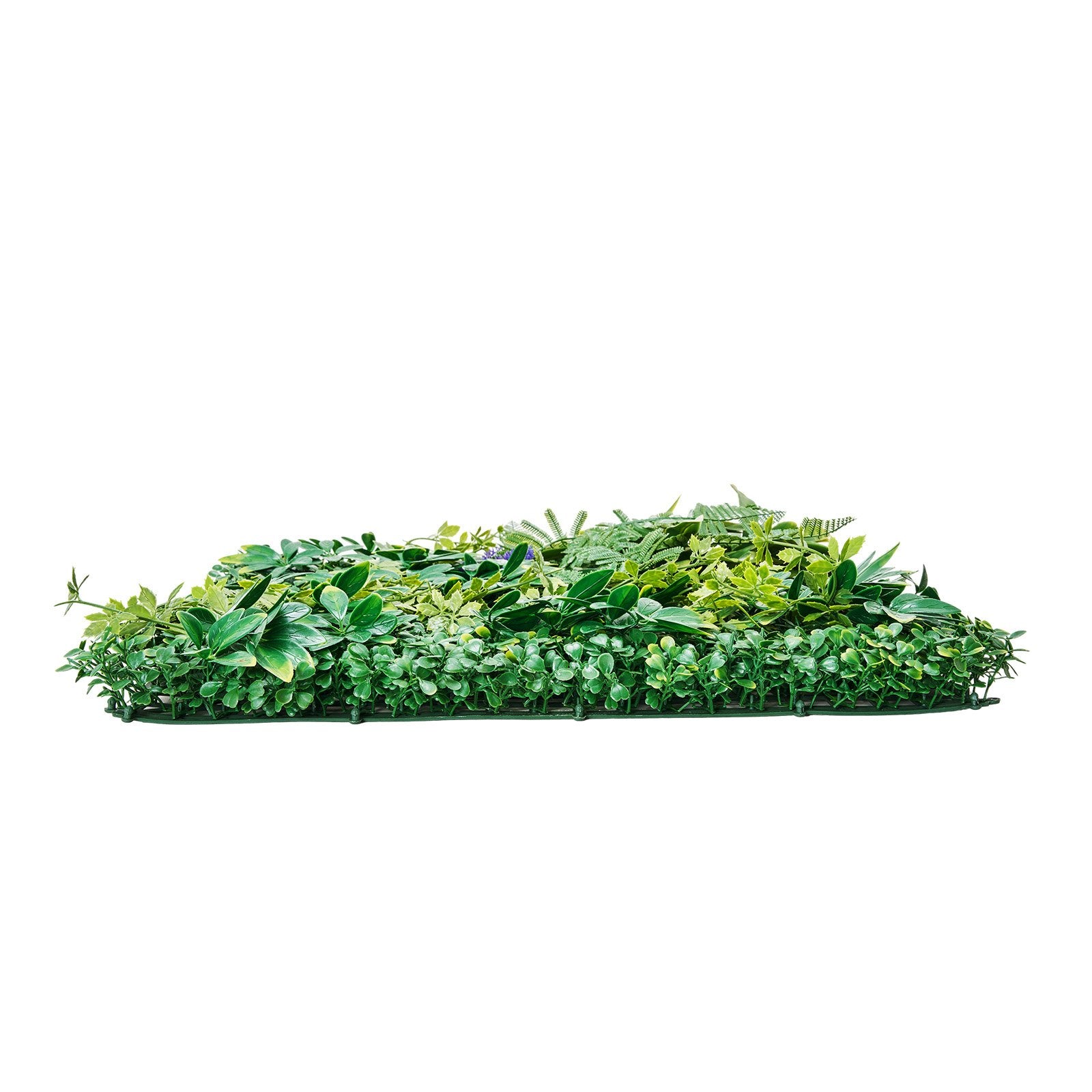 Artificial Grass Wall Panels 8-Pack 20x20" 3D Boxwood Hedge Indoor Outdoor