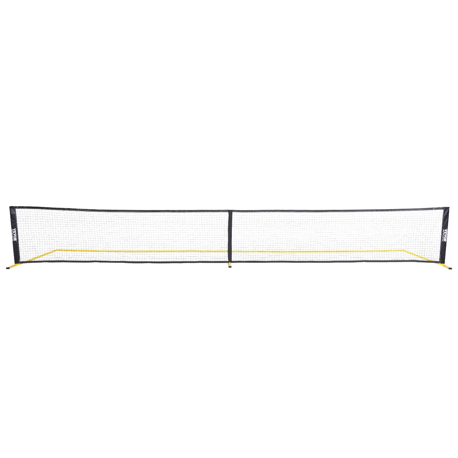 Pickleball Net System Portable 22FT Weather Resistant Metal Frame PE Net Bag