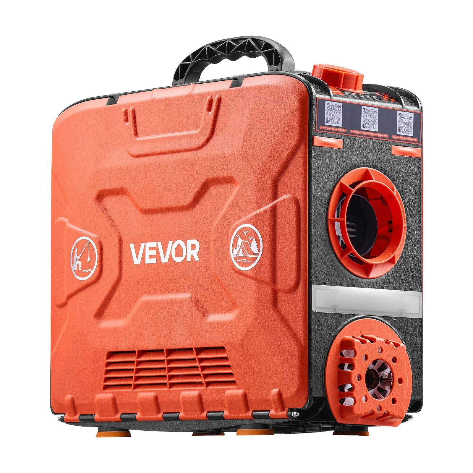 Diesel Heater 8KW DC 12V, Portable Air Heater with Bluetooth, Remote & LCD, 4.5L