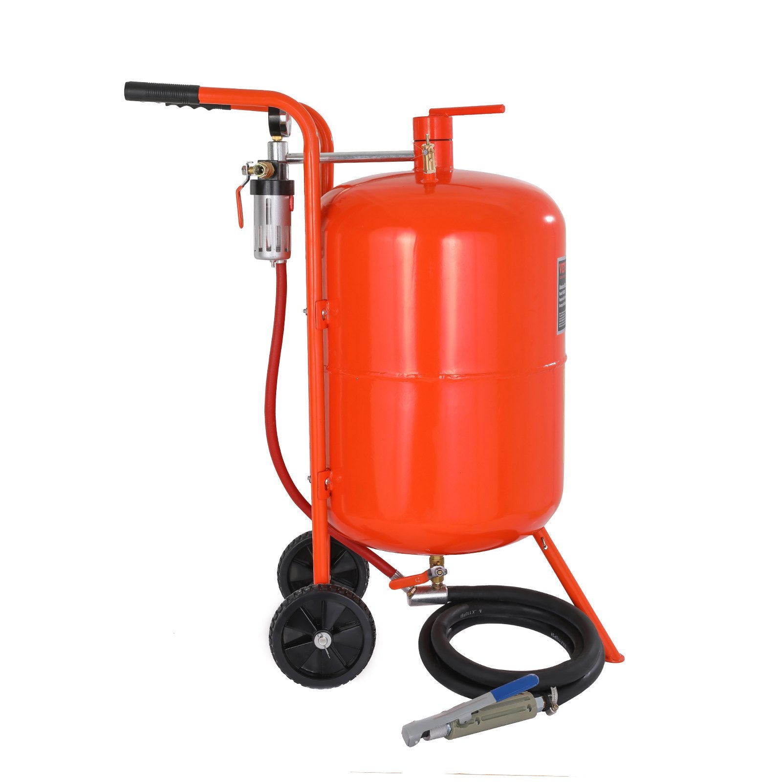 20 Gallon Sand Blaster 60-110 PSI Portable Abrasive Tank with 4 Nozzles