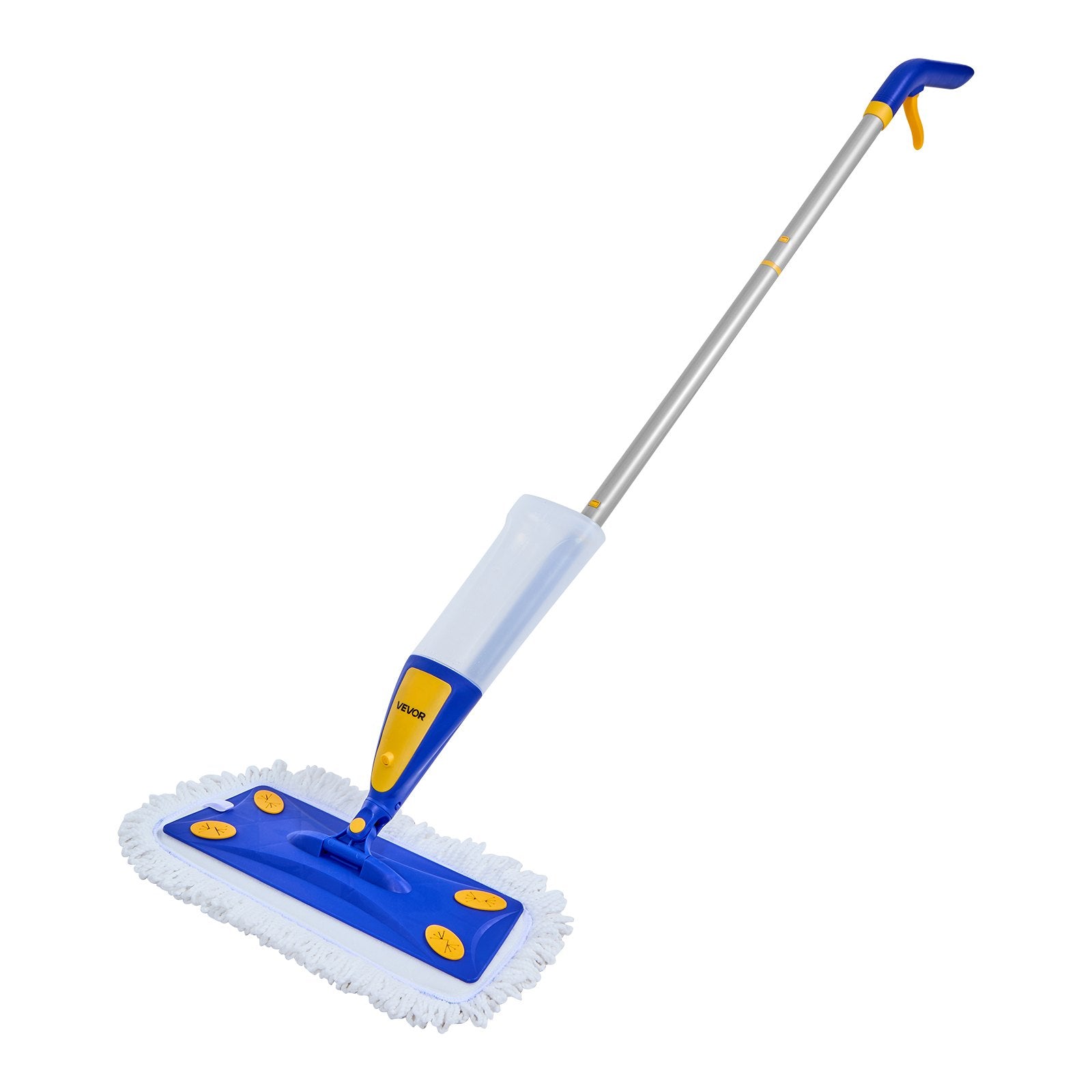 Spray Mop 3 Washable Pads 800ml Tank Microfiber Wet Cotton Dry Mop for Floors