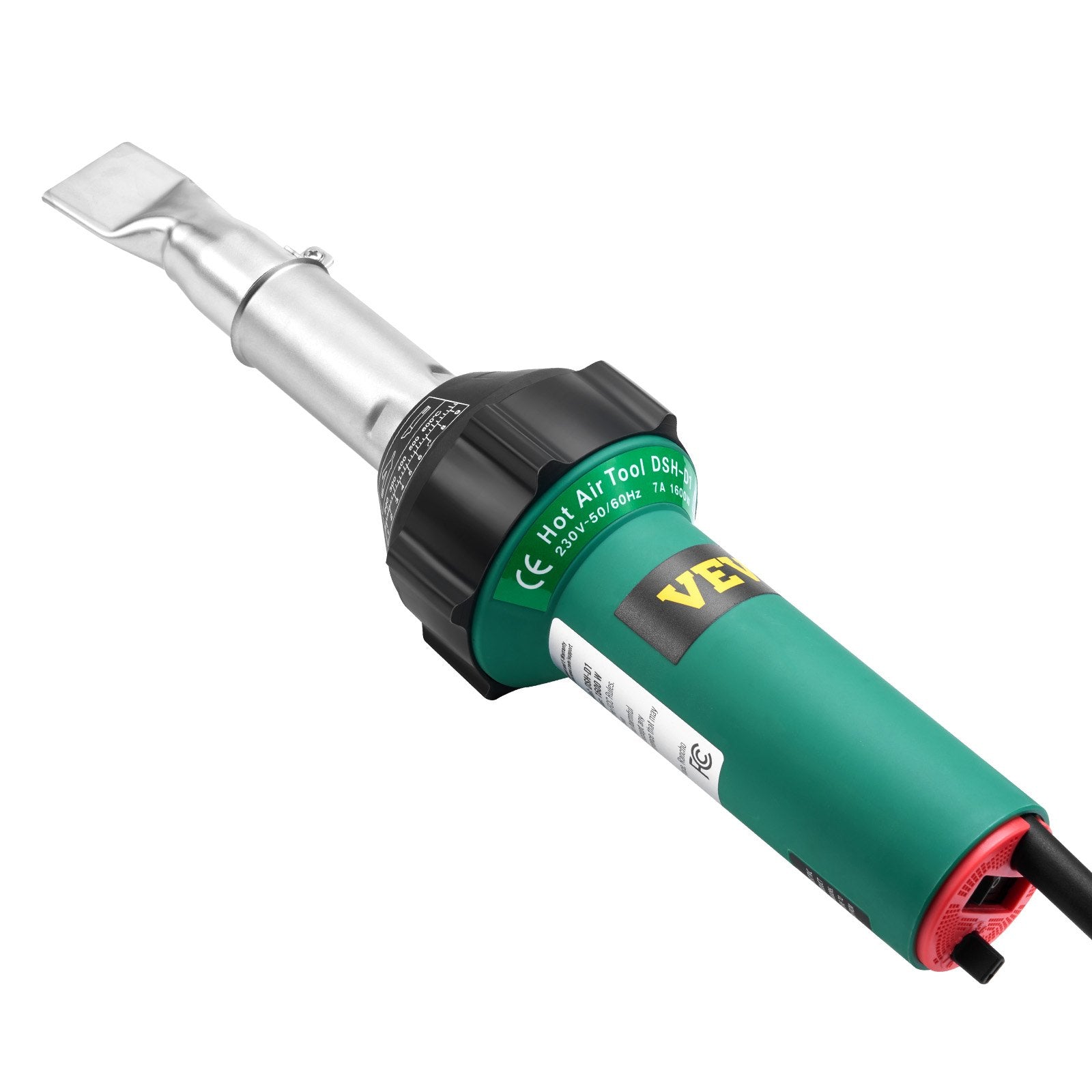 Hot Air Plastic Welder 1600W, PVC TPO Vinyl Heat Gun Kit with 9 Tools PP/PE/PVC!