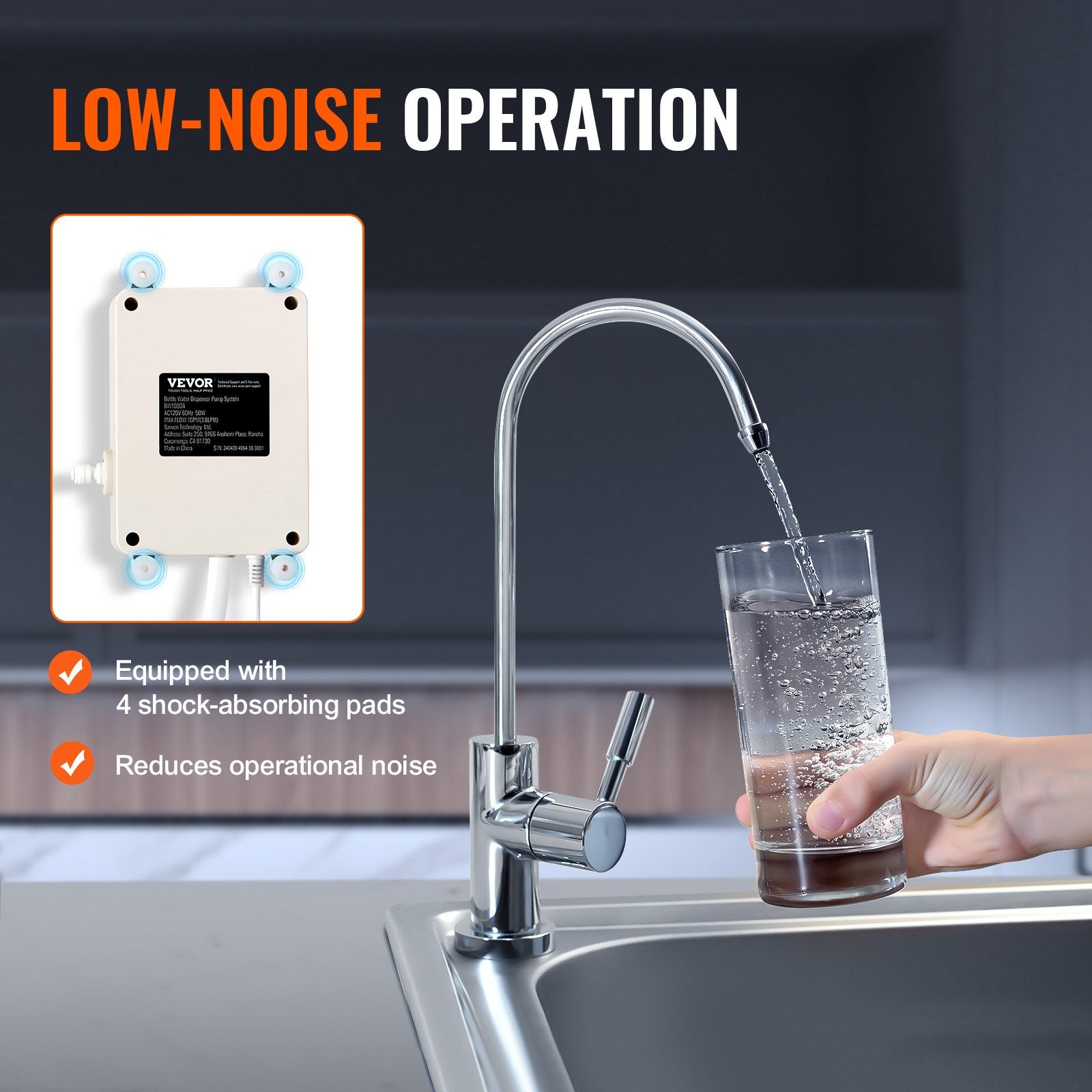 Bottled Water Dispenser Pump System 2x5 Gallon Automatic Electric