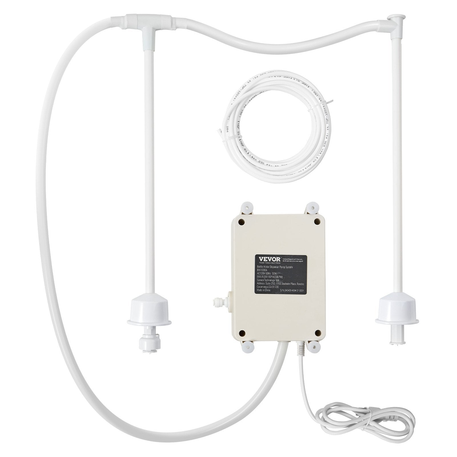 Bottled Water Dispenser Pump System 2x5 Gallon Automatic Electric