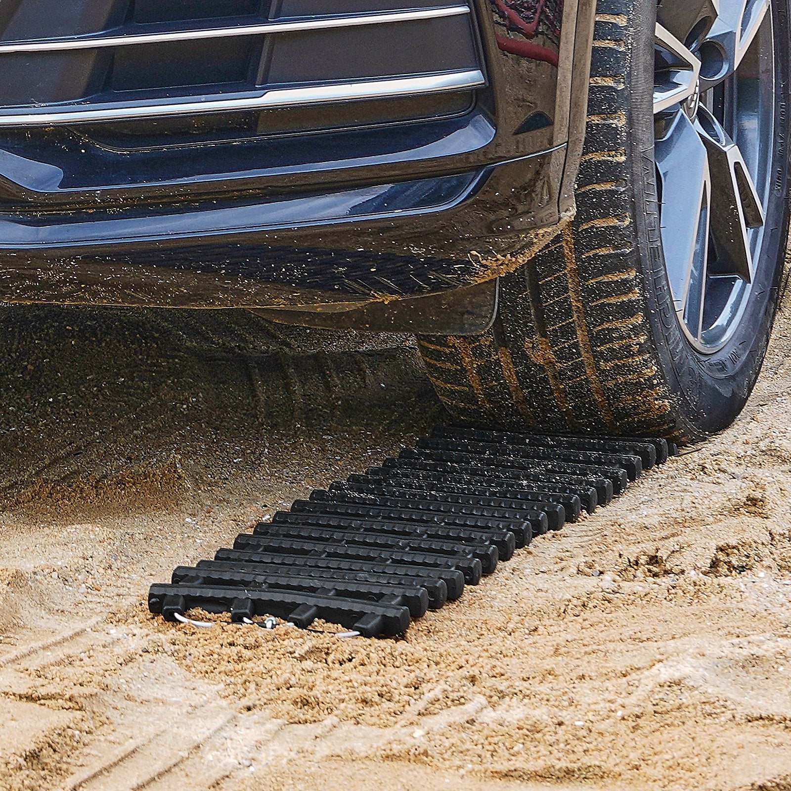 7 Ton Short Traction Boards Recovery Mats for Off-Road Vehicles Black